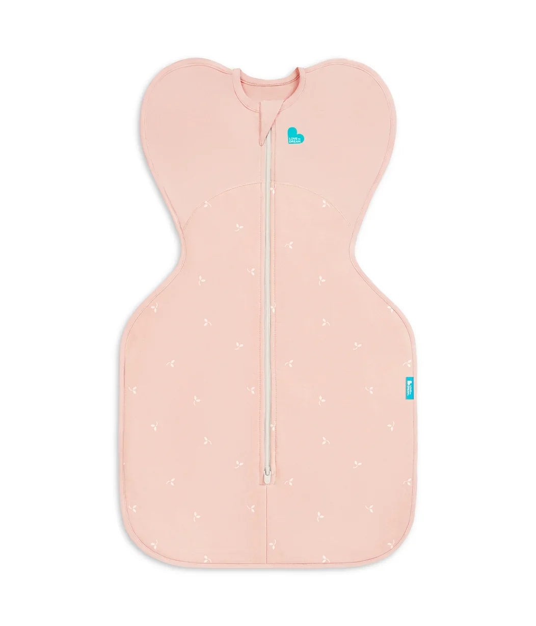 Love to Dream Swaddle Up 1.5Tog Cotton Fleece - Blush Twigs
