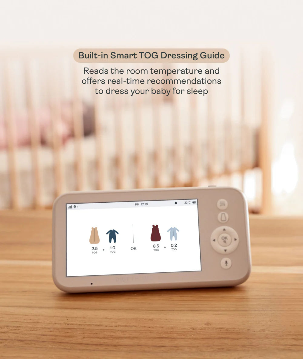Ergopouch Drift Home Baby Monitor and Smart TOG Guide