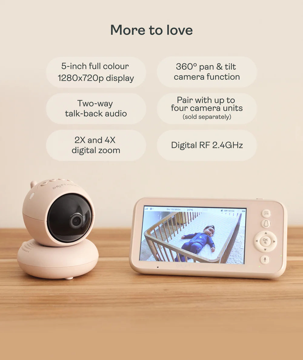 Ergopouch Drift Home Baby Monitor and Smart TOG Guide
