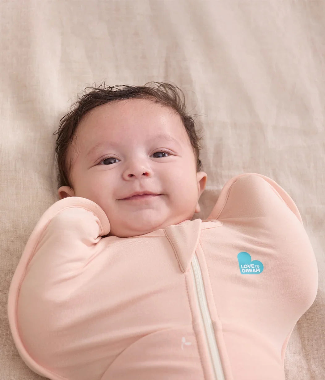 Love to Dream Swaddle Up 1.5Tog Cotton Fleece - Blush Twigs