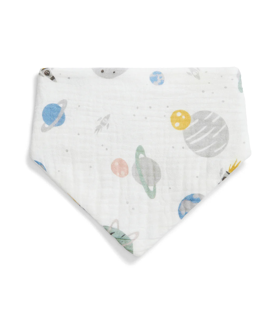 Love To Dream Bib 2 Pack Storm Blue Rocket