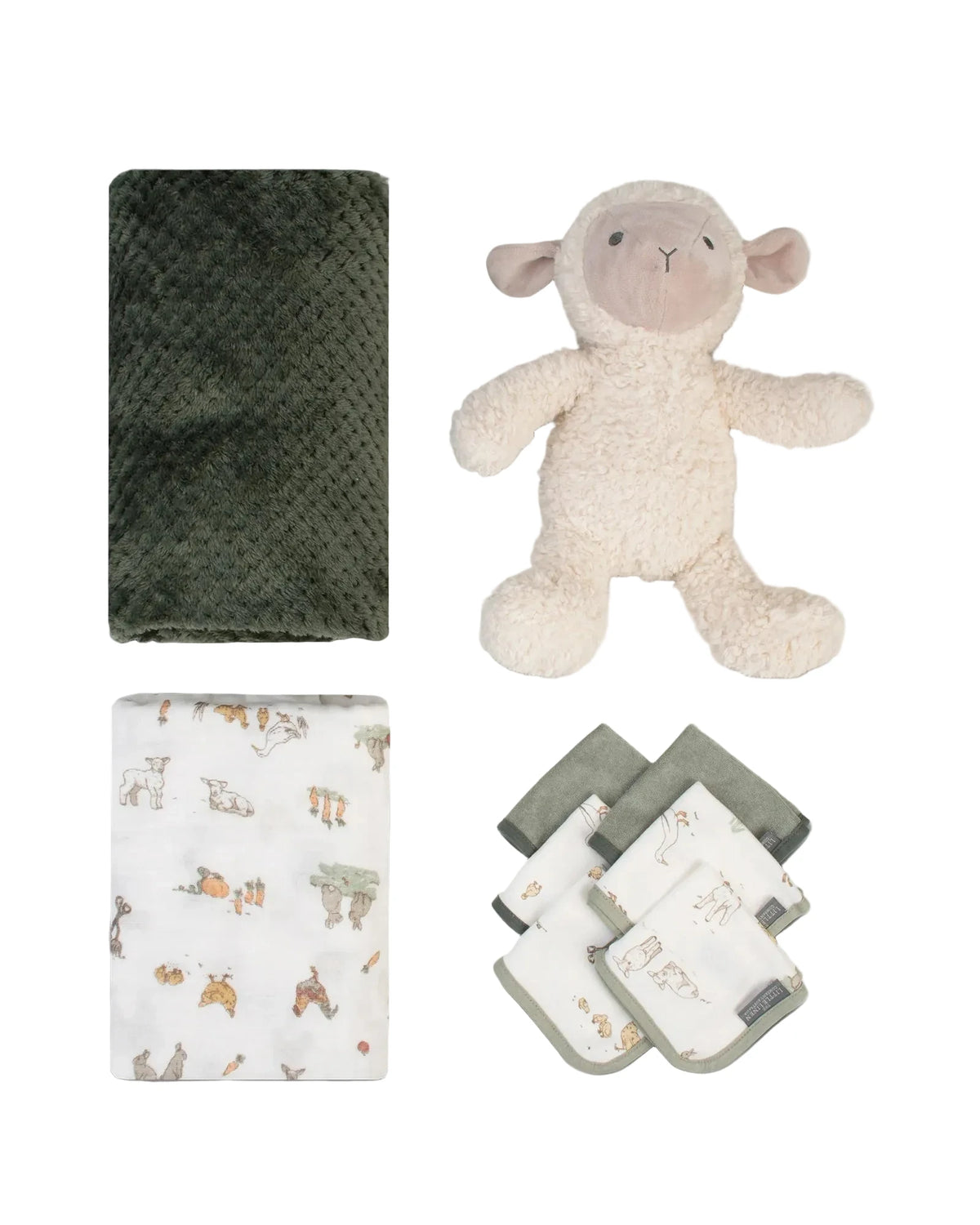 Little Linen Boxed Gift Set - Farmyard Lamb