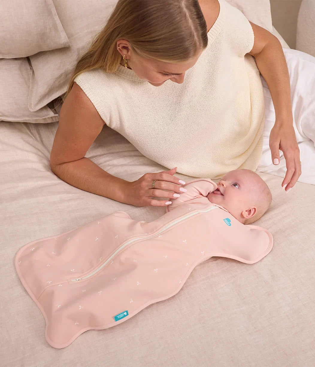 Love to Dream Swaddle Up 1.5Tog Cotton Fleece - Blush Twigs