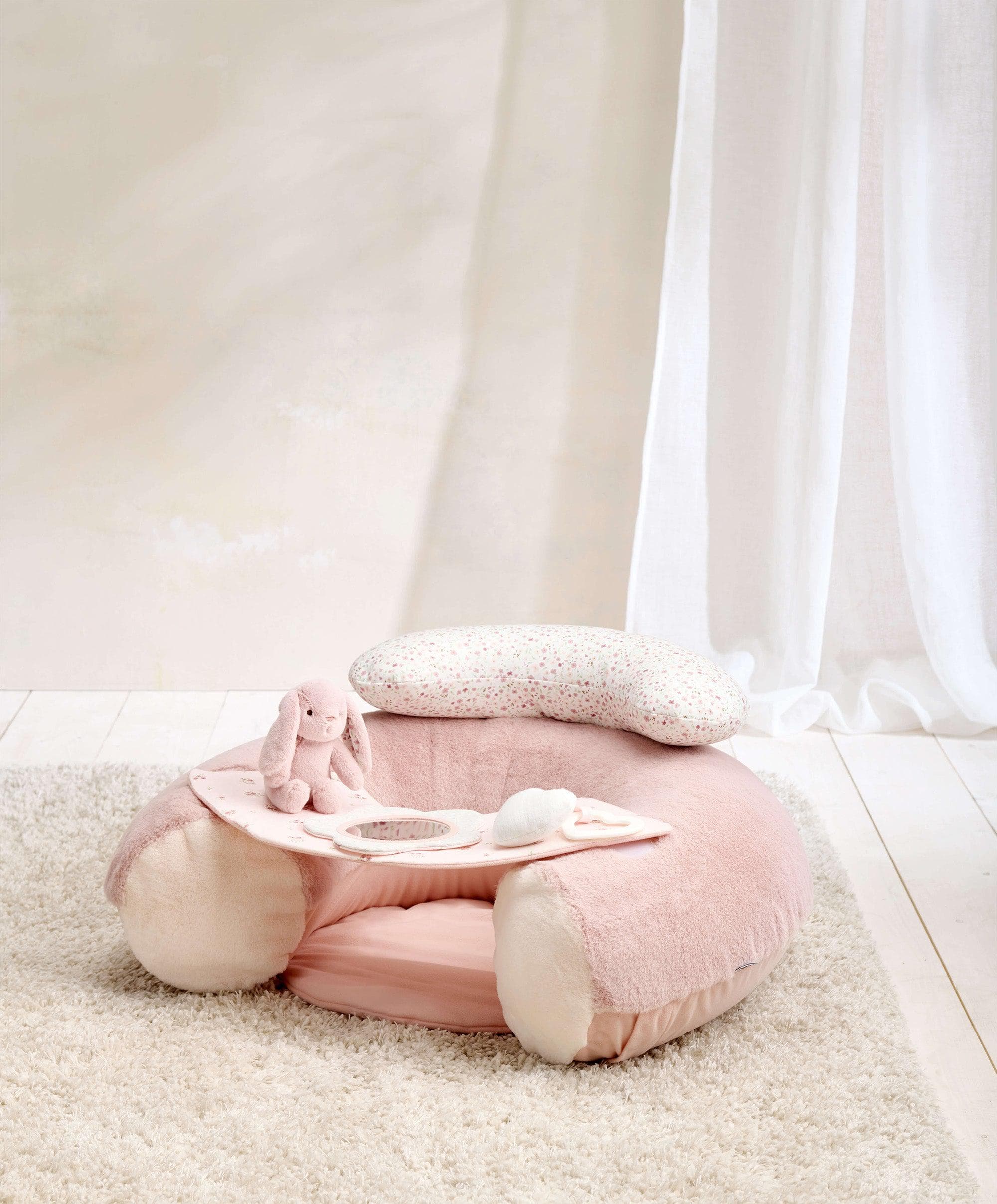 Mamas & Papas Sit & Play Floor Seat -Welcome to the World Pink - Tiny Tots Baby Store