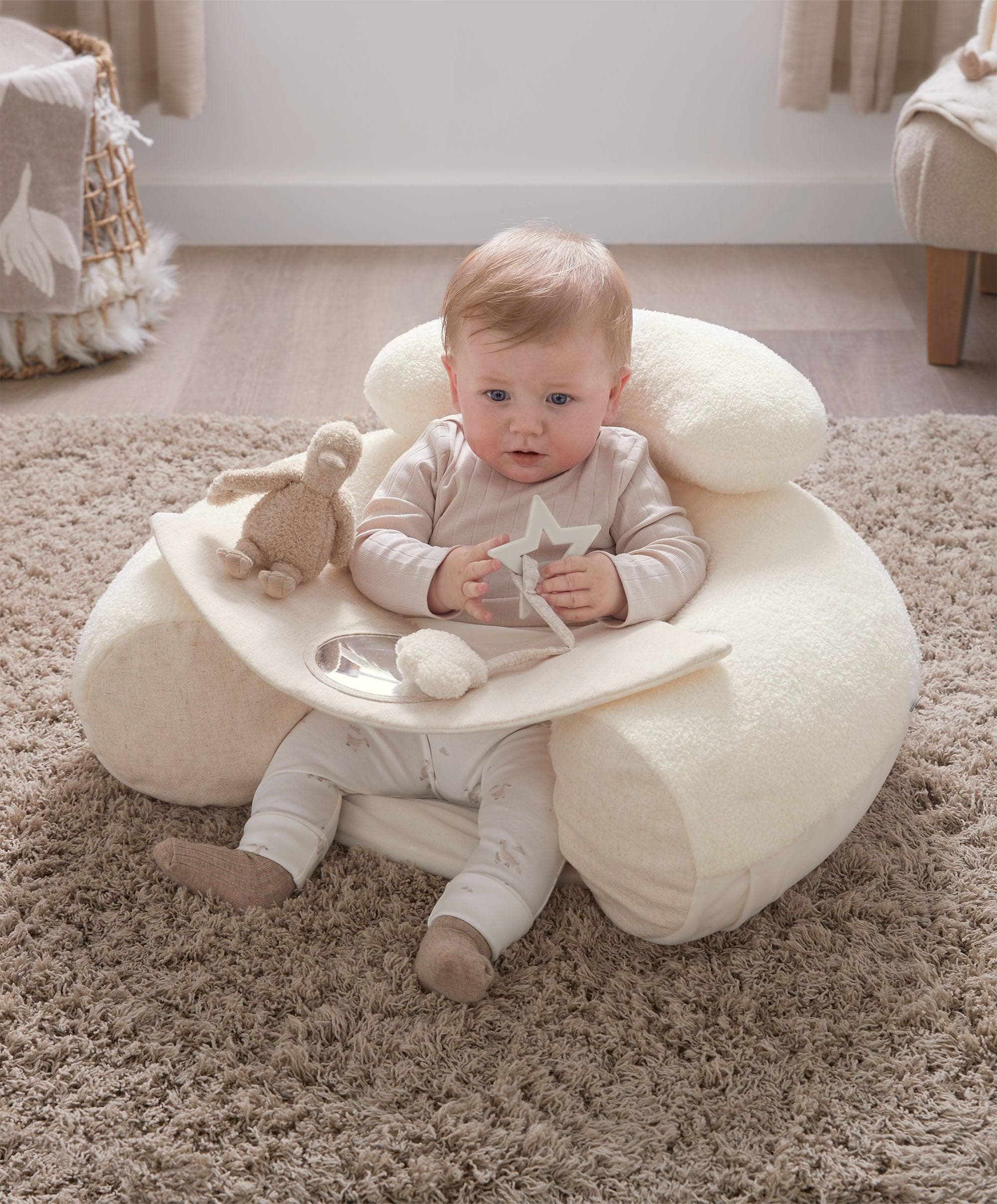 Mamas & Papas Sit & Play Baby Floor Seat - Welcome to the World Duckling - Tiny Tots Baby Store