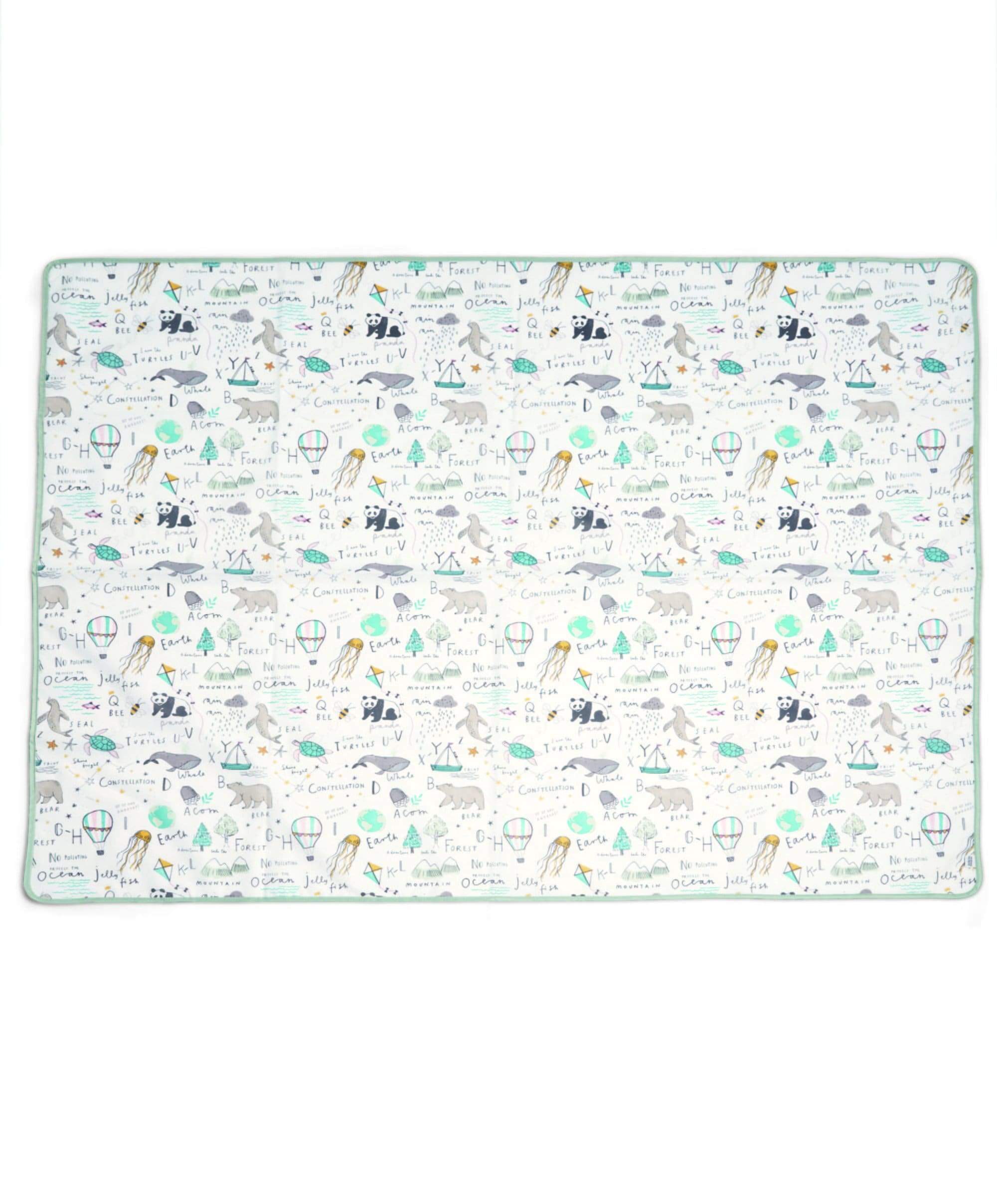 Mamas & Papas Baby Weaning Splash Mat - Happy Planet