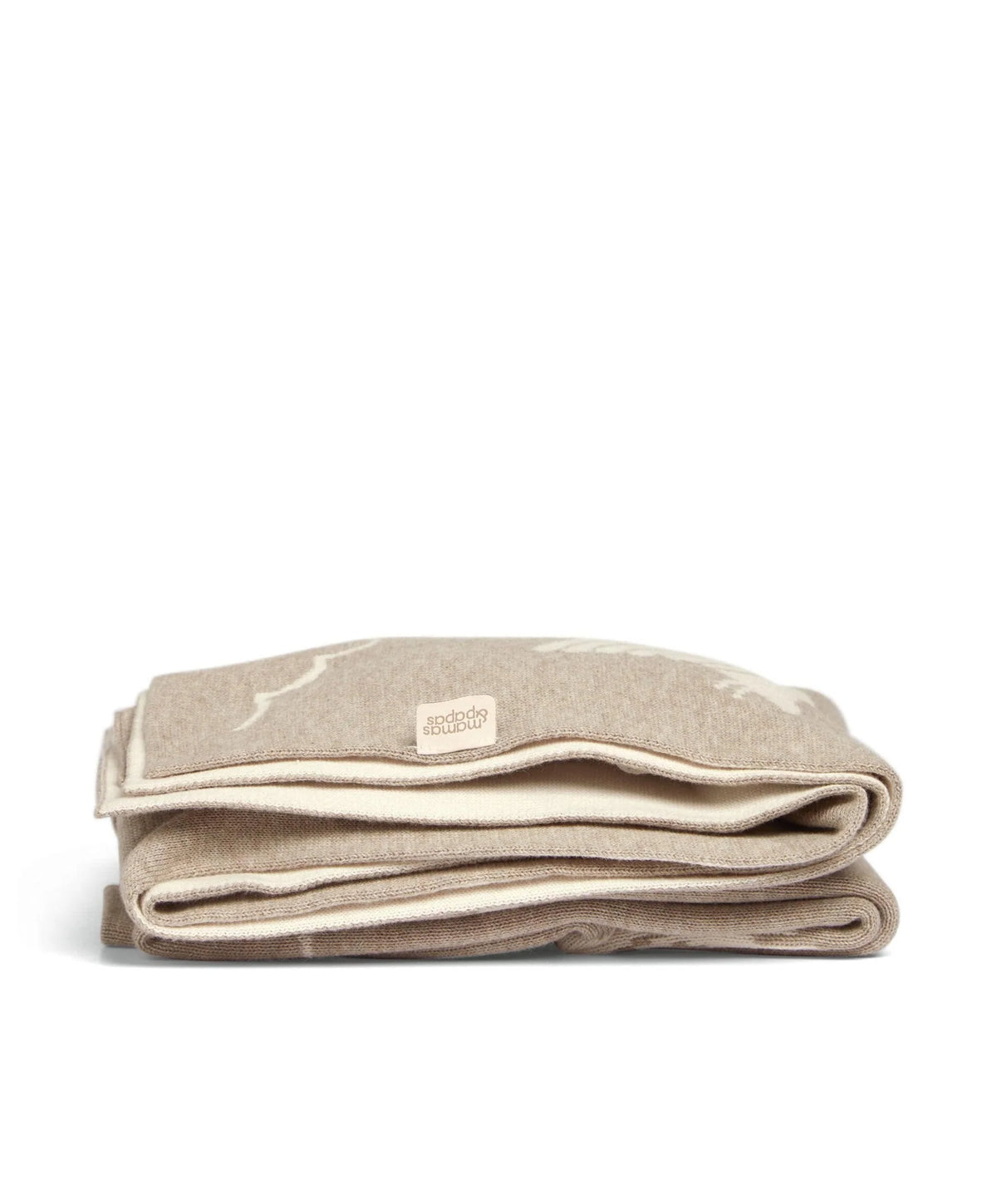 Mamas & Papas Knitted Blanket - Welcome to the World Duckling - Mocha