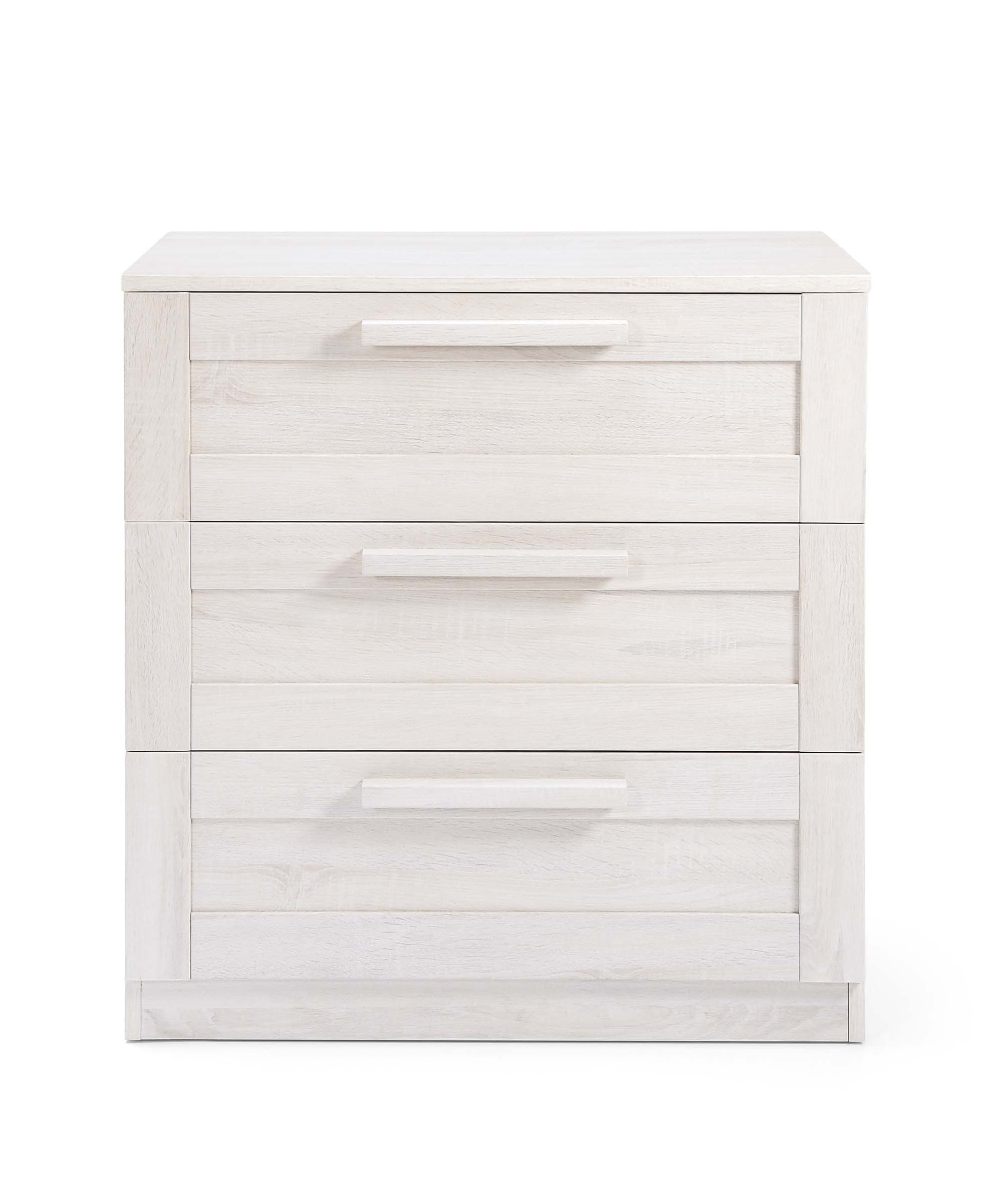 Mamas & Papas Dressers & Changers Atlas 3 Drawer Dresser & Changing Unit - Nimbus White