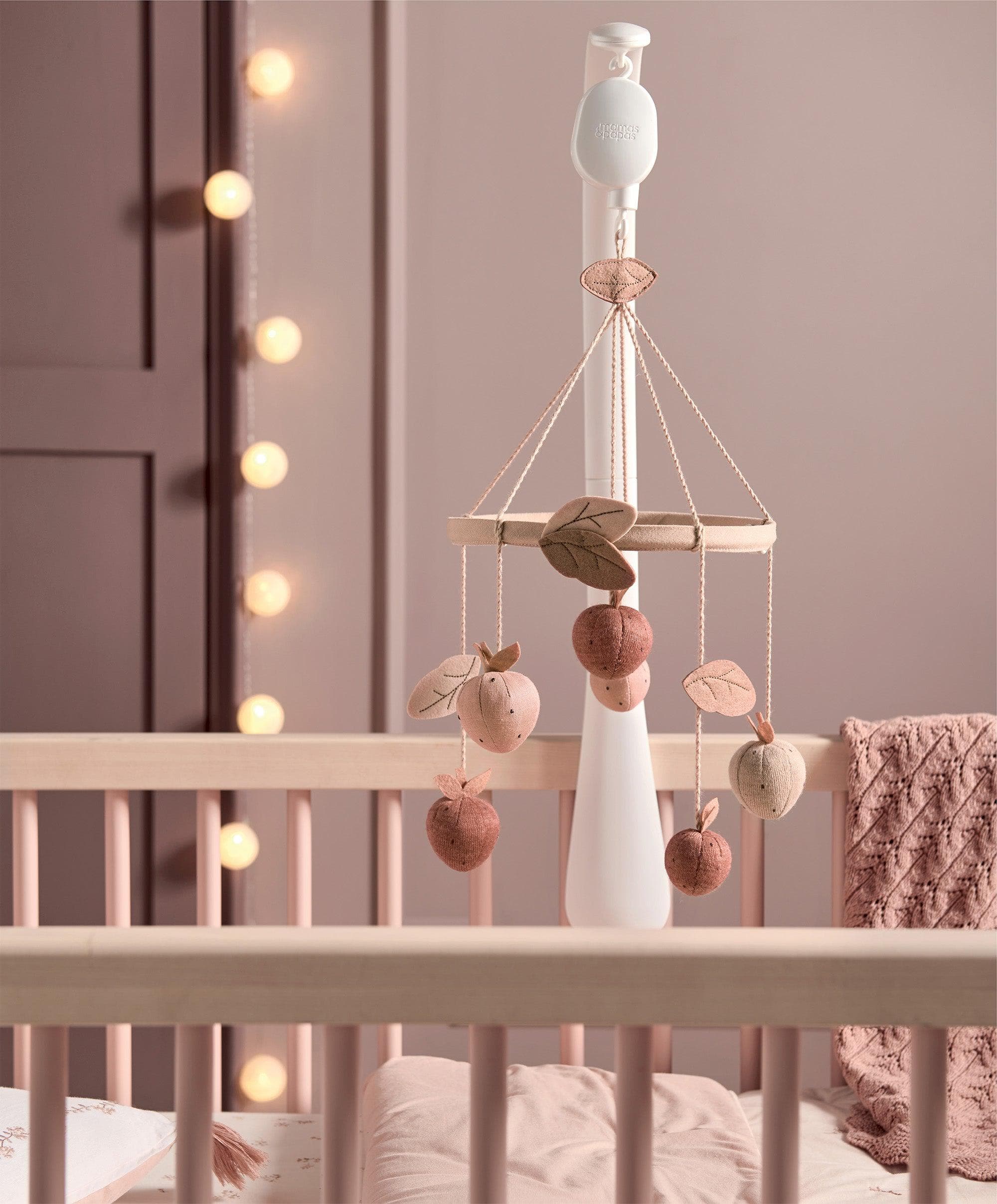 Mamas & Papas Strawberry Cot Mobile - Welcome to the World Wildflower - Tiny Tots Baby Store