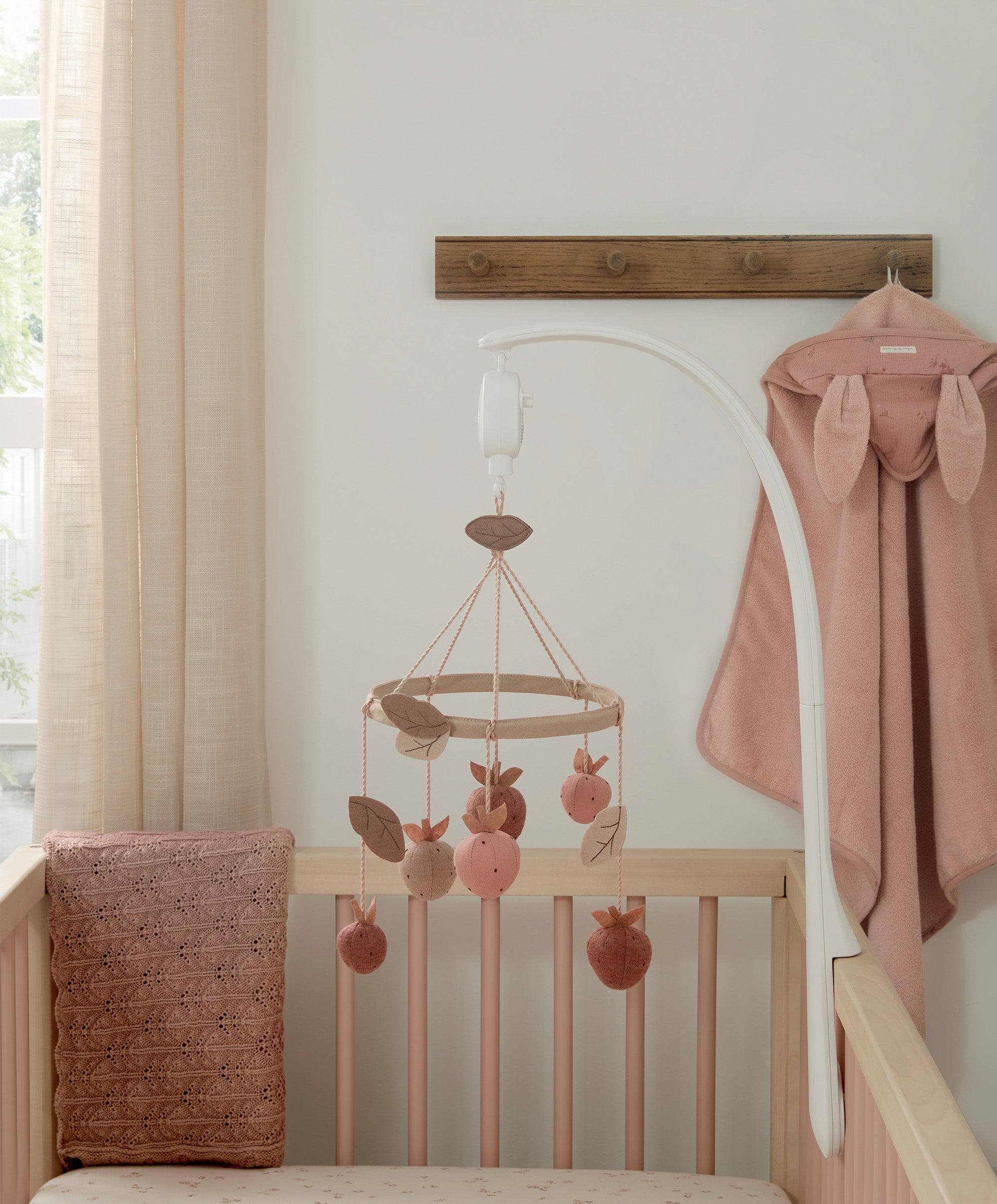 Mamas & Papas Strawberry Cot Mobile - Welcome to the World Wildflower - Tiny Tots Baby Store