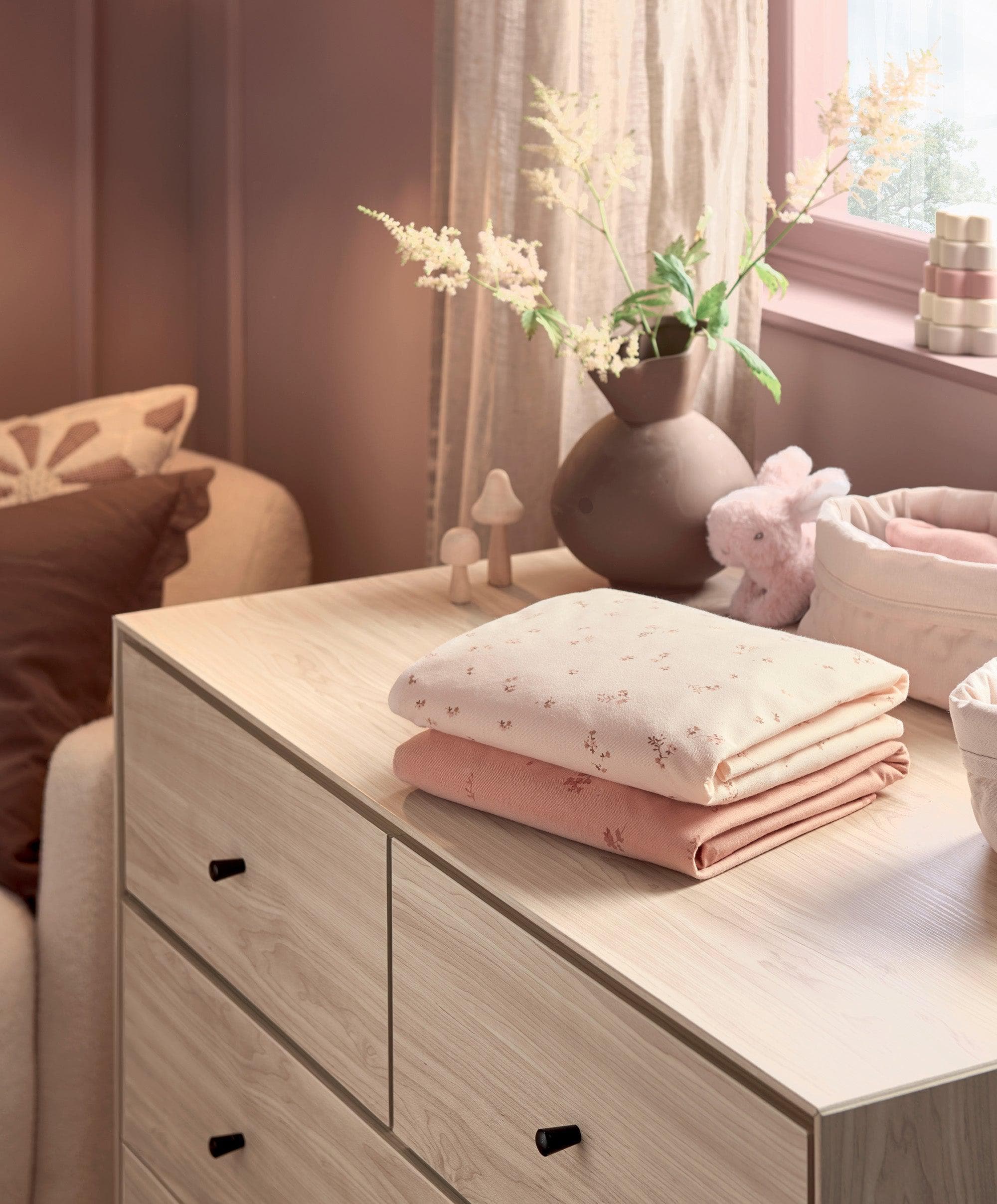 Mamas & Papas Sheets Cotbed Fitted Sheets (2 Pack) - Wildflower