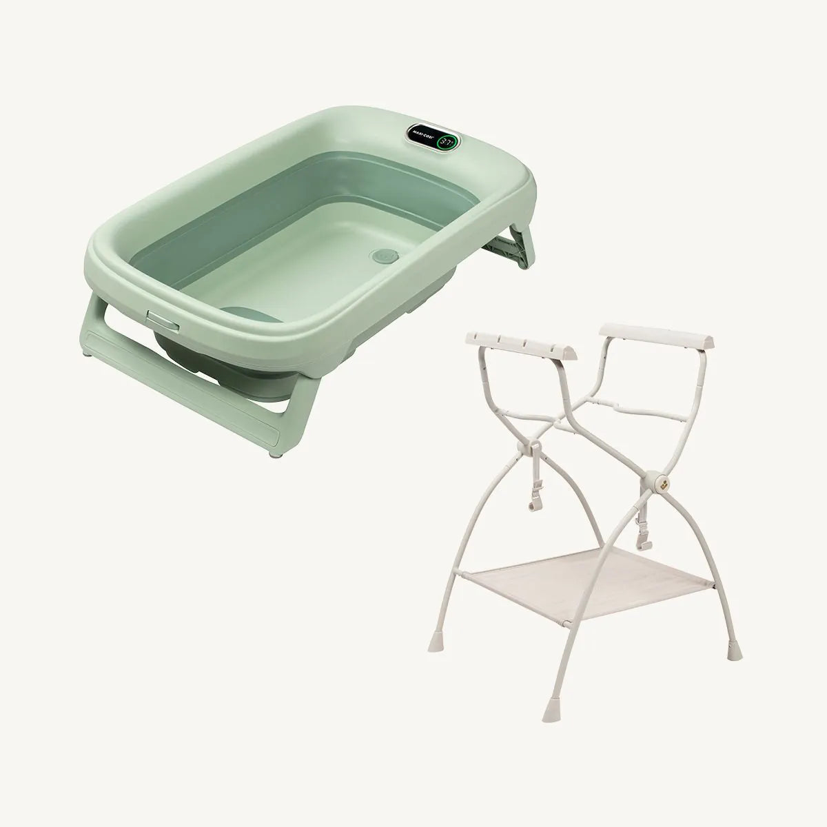Maxi Cosi Indigo Plus Foldable Bath and Stand- Sage Green