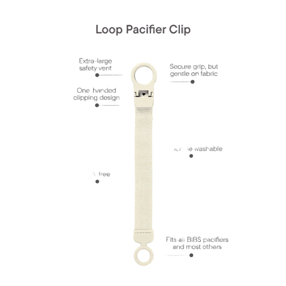 Pacifier Clip Loop - Dusty Blue