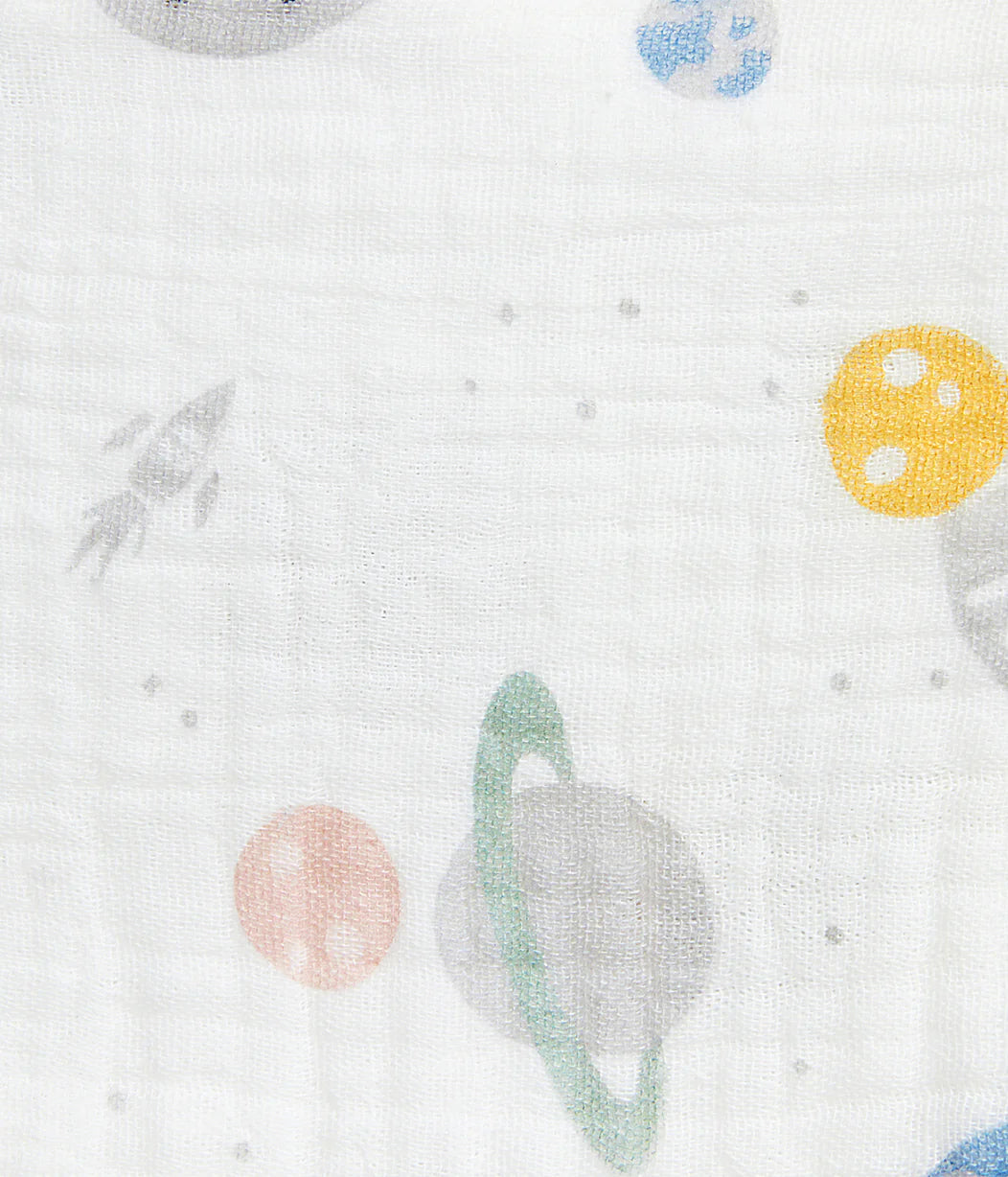 Love To Dream Bib 2 Pack Storm Blue Rocket