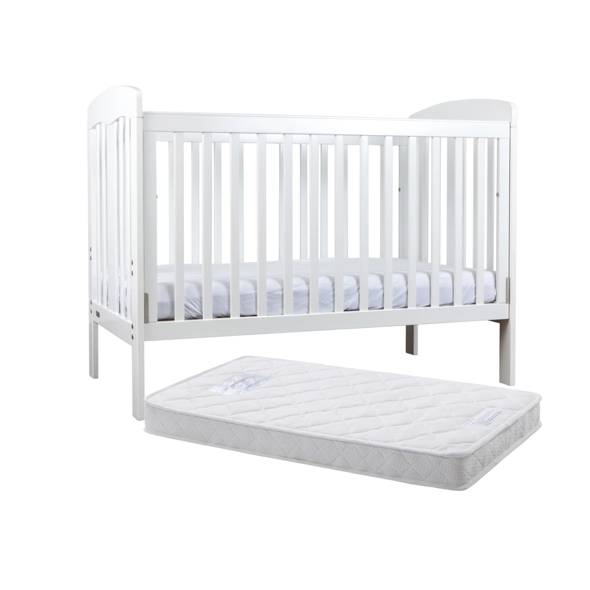Grotime Pearl 4-in-1 Cot and ComfortNest Mattres Bundle