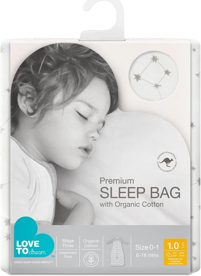 Love To Dream Organic Cotton Long Sleeve Sleep Bag