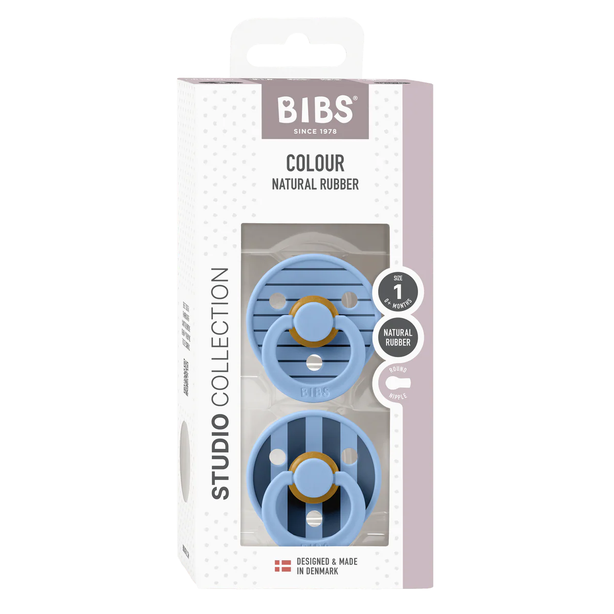 BIBS Studio, Pin Sky Blue Mix