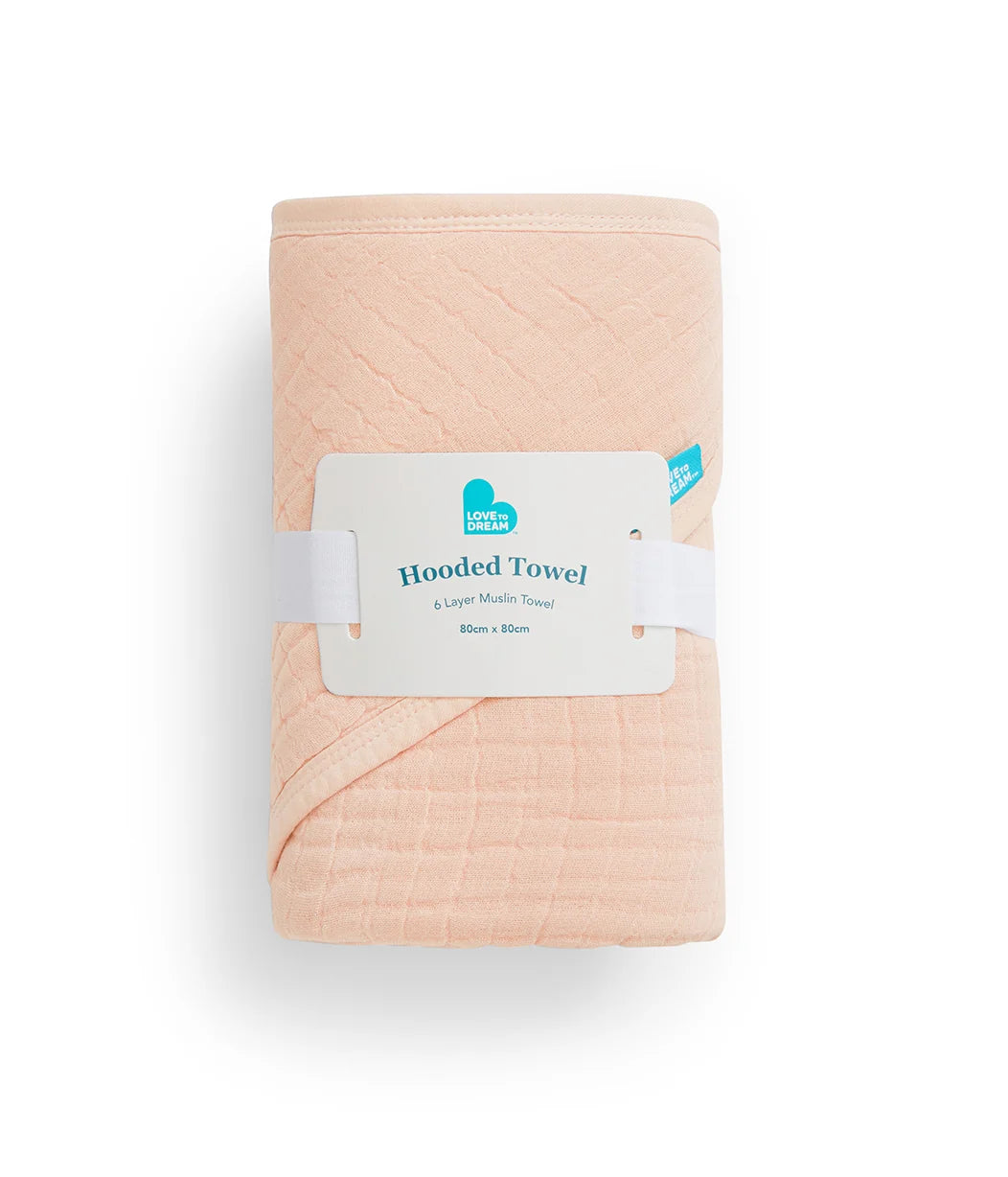 Love To Dream Hooded Towel BLUSH