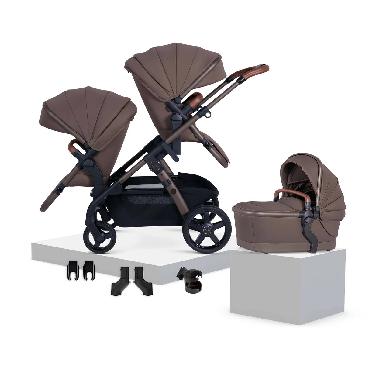 Silver Cross Wave 3 (incl tandem seat) | CARAMEL