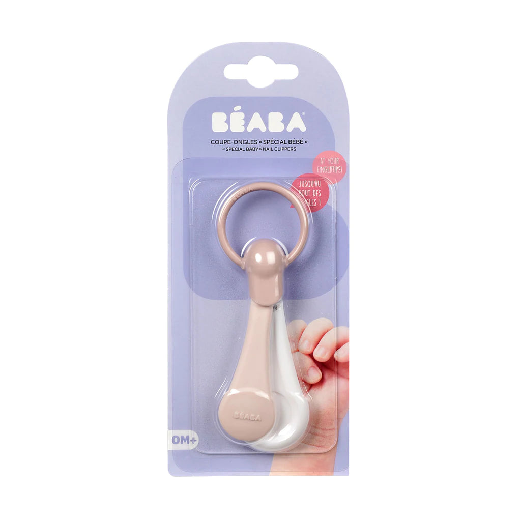 Beaba Baby Nail Clippers - Old Pink - Tiny Tots Baby Store 