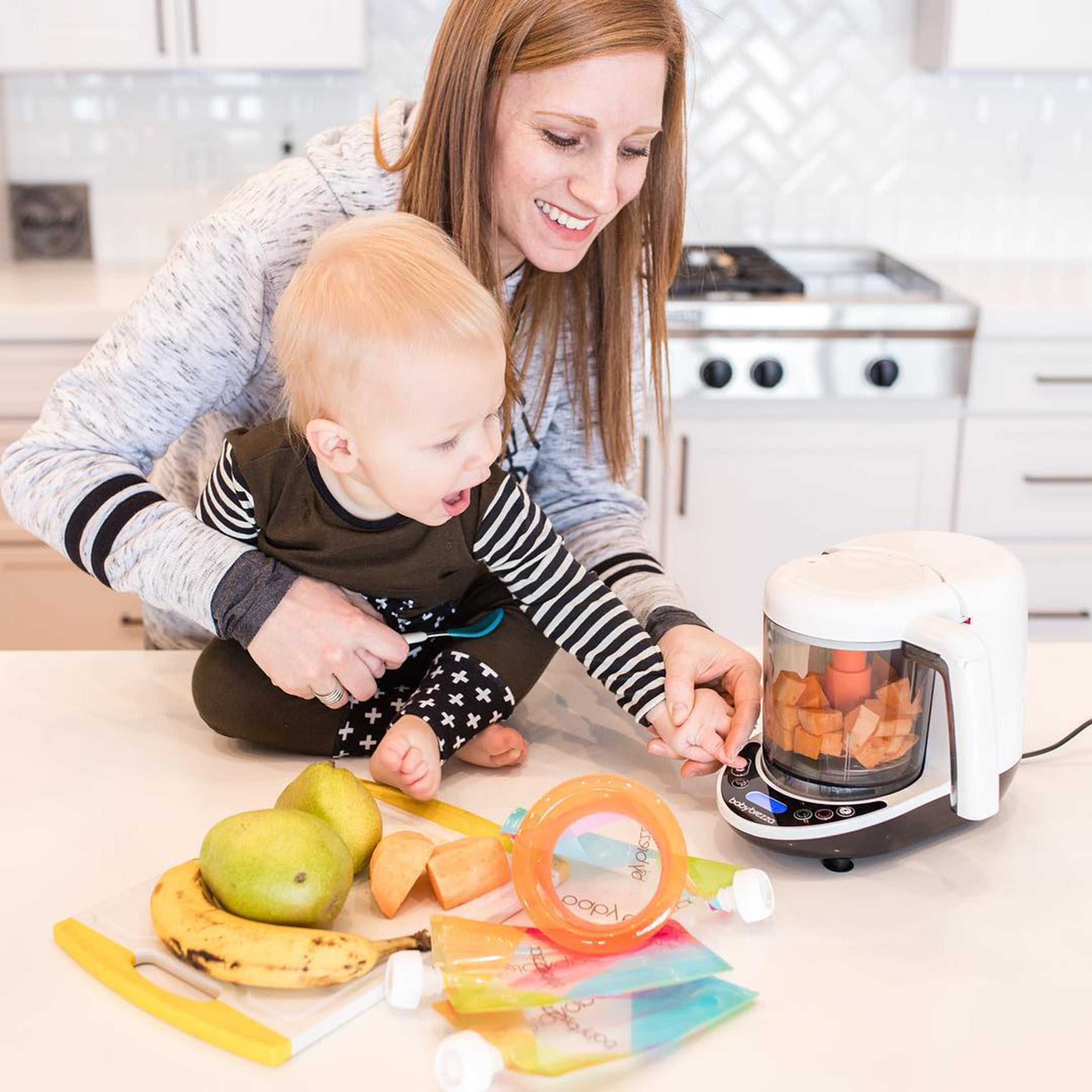 Baby Brezza One Step™ Food Deluxe Maker - Tiny Tots Baby Store 