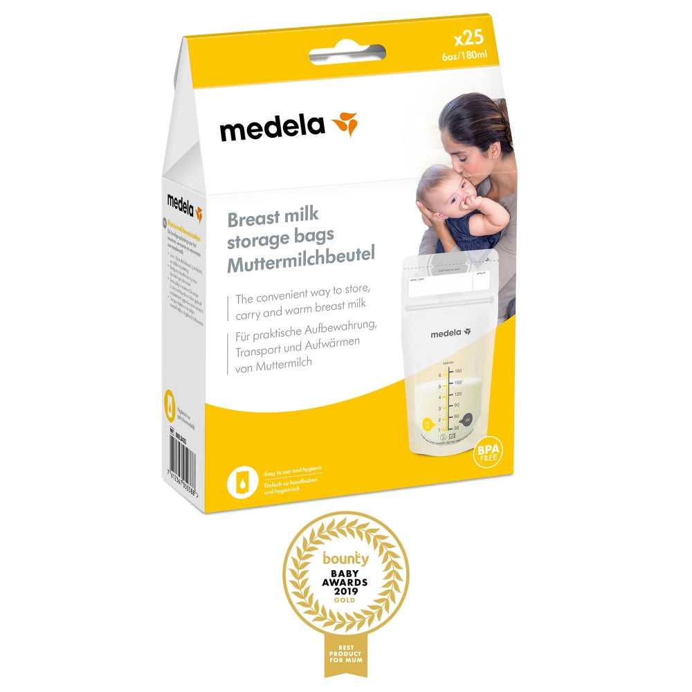 Medela Breast Milk Storage Bags (25 Bags) - Tiny Tots Baby Store 