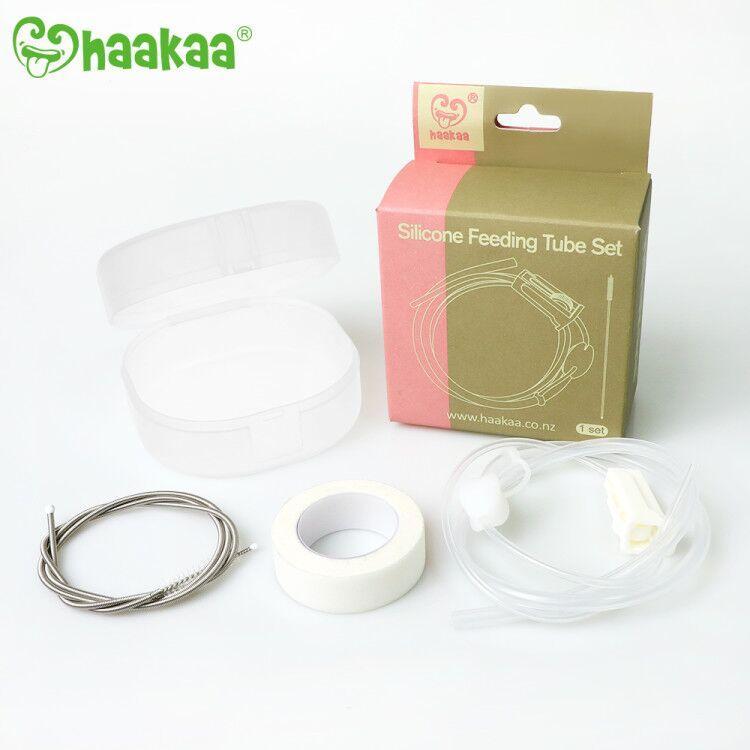 Haakaa Silicone Feeding Tube & Bottle Set - Tiny Tots Baby Store 