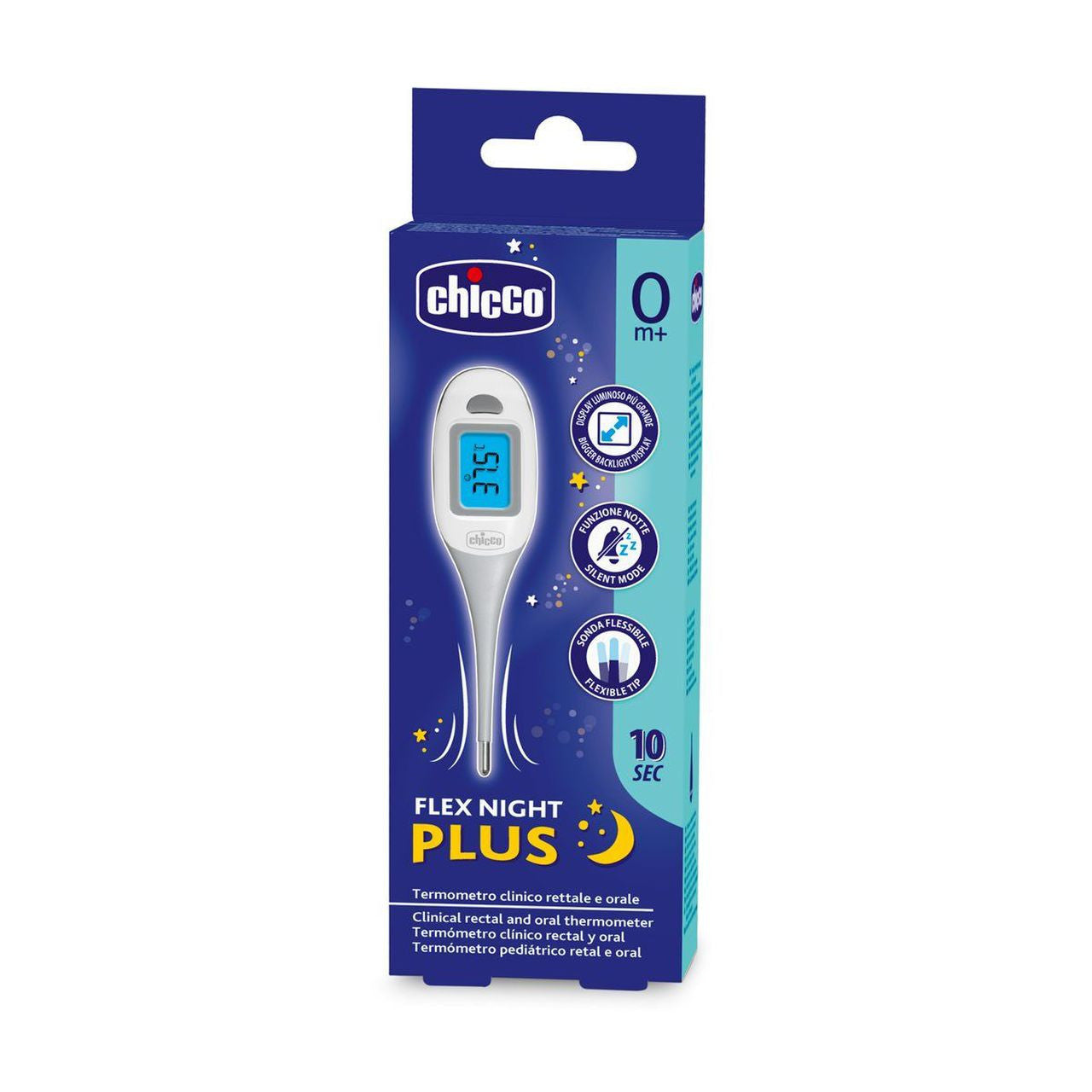 Chicco Flex Night Plus Thermometer - Tiny Tots Baby Store 