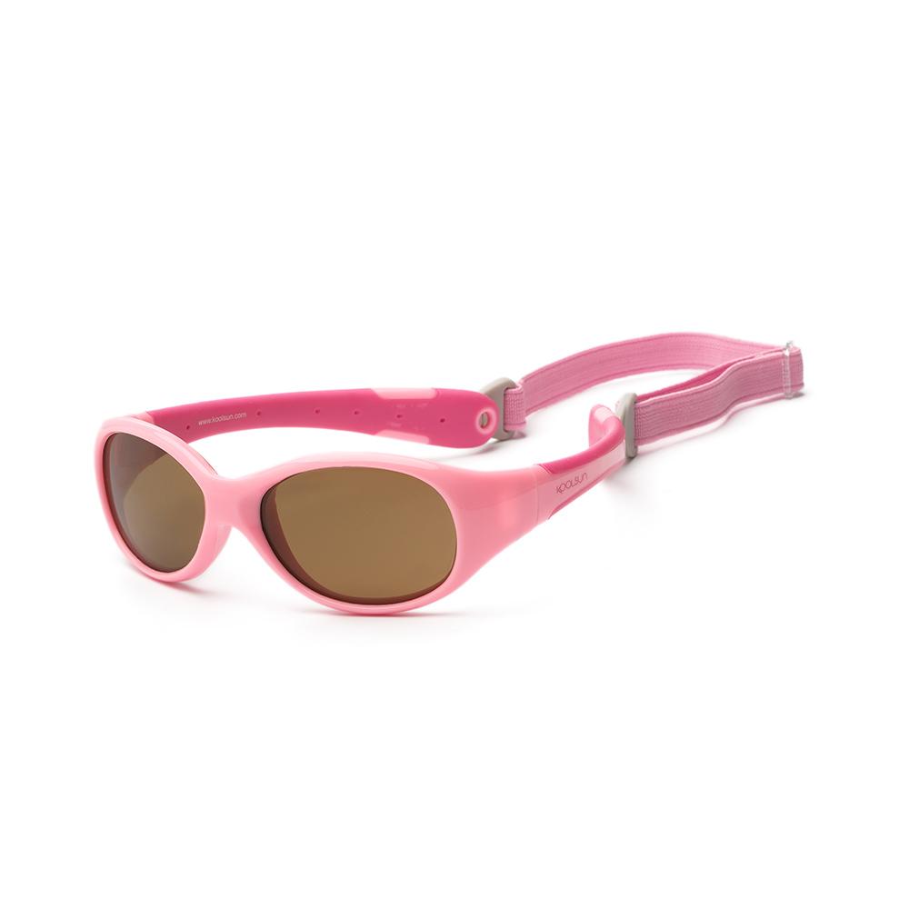 Koolsun Flex Baby Sunglasses (0-3 yrs) PINK Sorbet - Tiny Tots Baby Store 