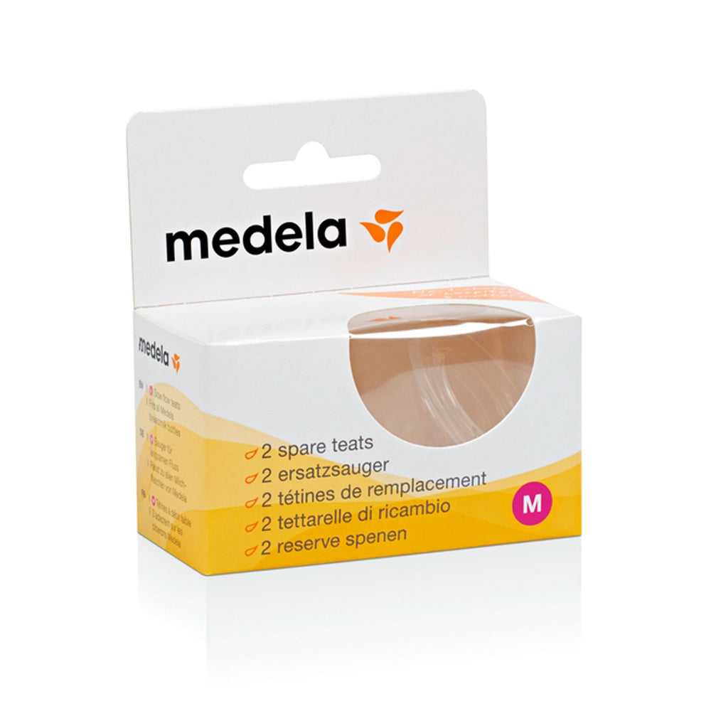 Medela Spare Teats, Slow Flow ( 2 pk) - Tiny Tots Baby Store 