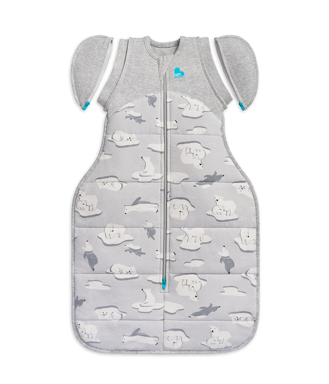 Swaddle Up™ Transition Bag 3.5 TOG South Pole Grey (Stage 2) - Tiny Tots Baby Store 