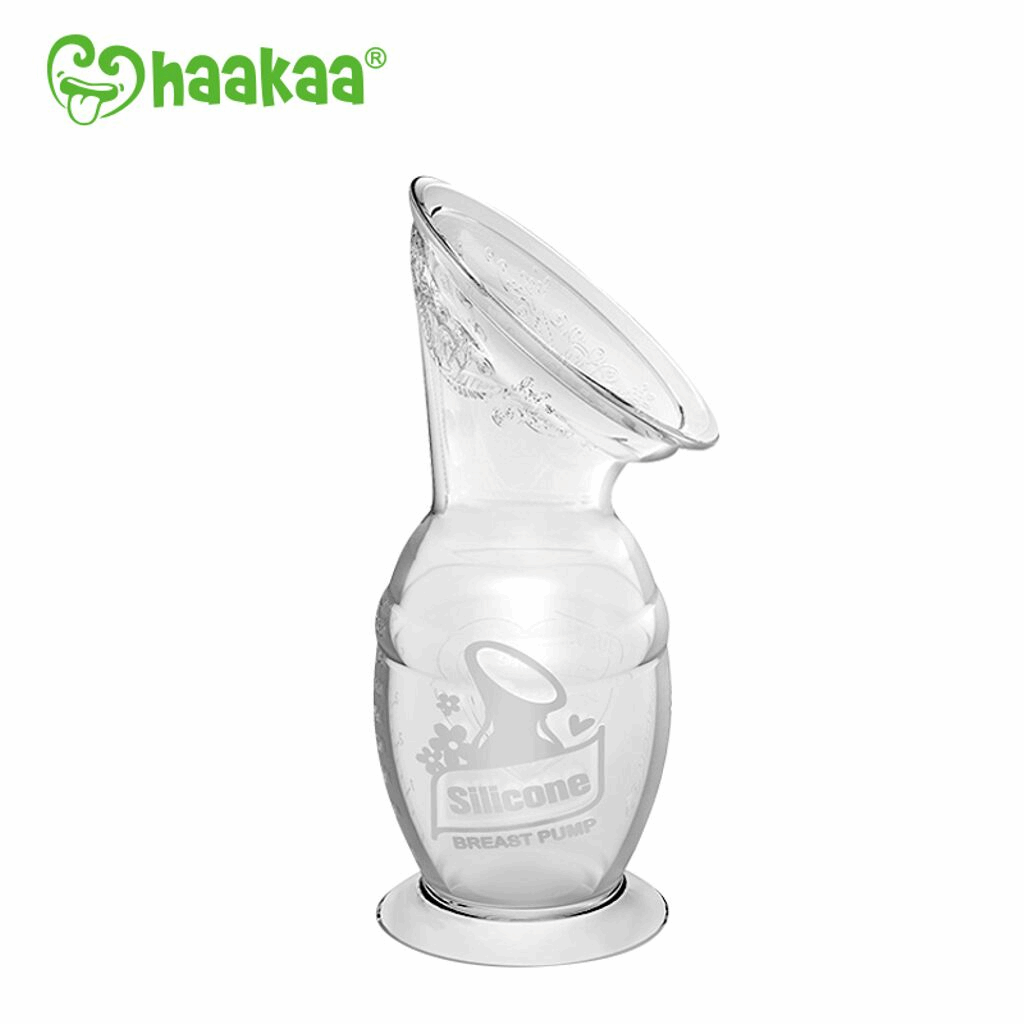Haakaa Silicone Breast Pump (with suction base)- 150ml - Tiny Tots Baby Store 