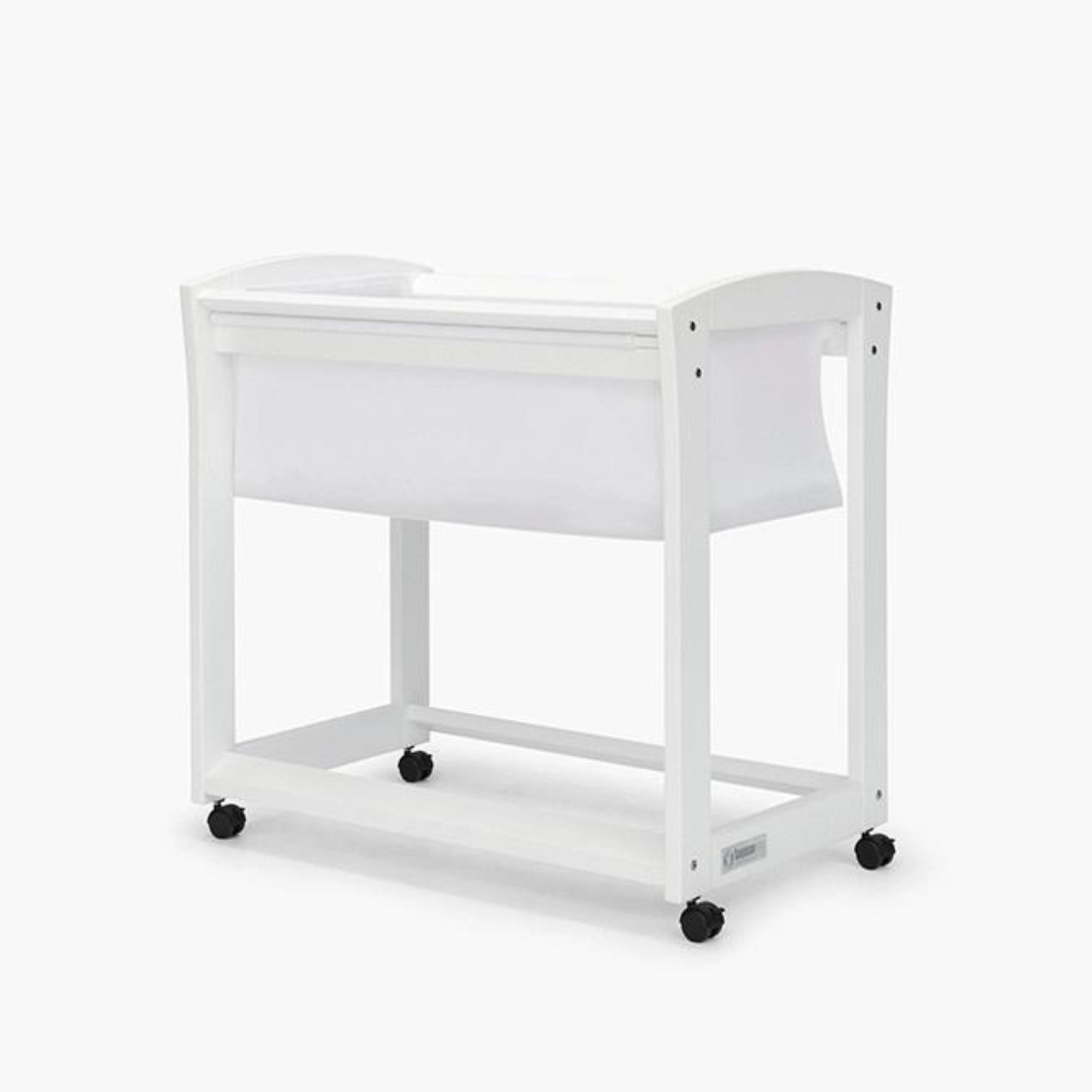 Tasman Eco Amore Bassinet With Mattress- White - Tiny Tots Baby Store 