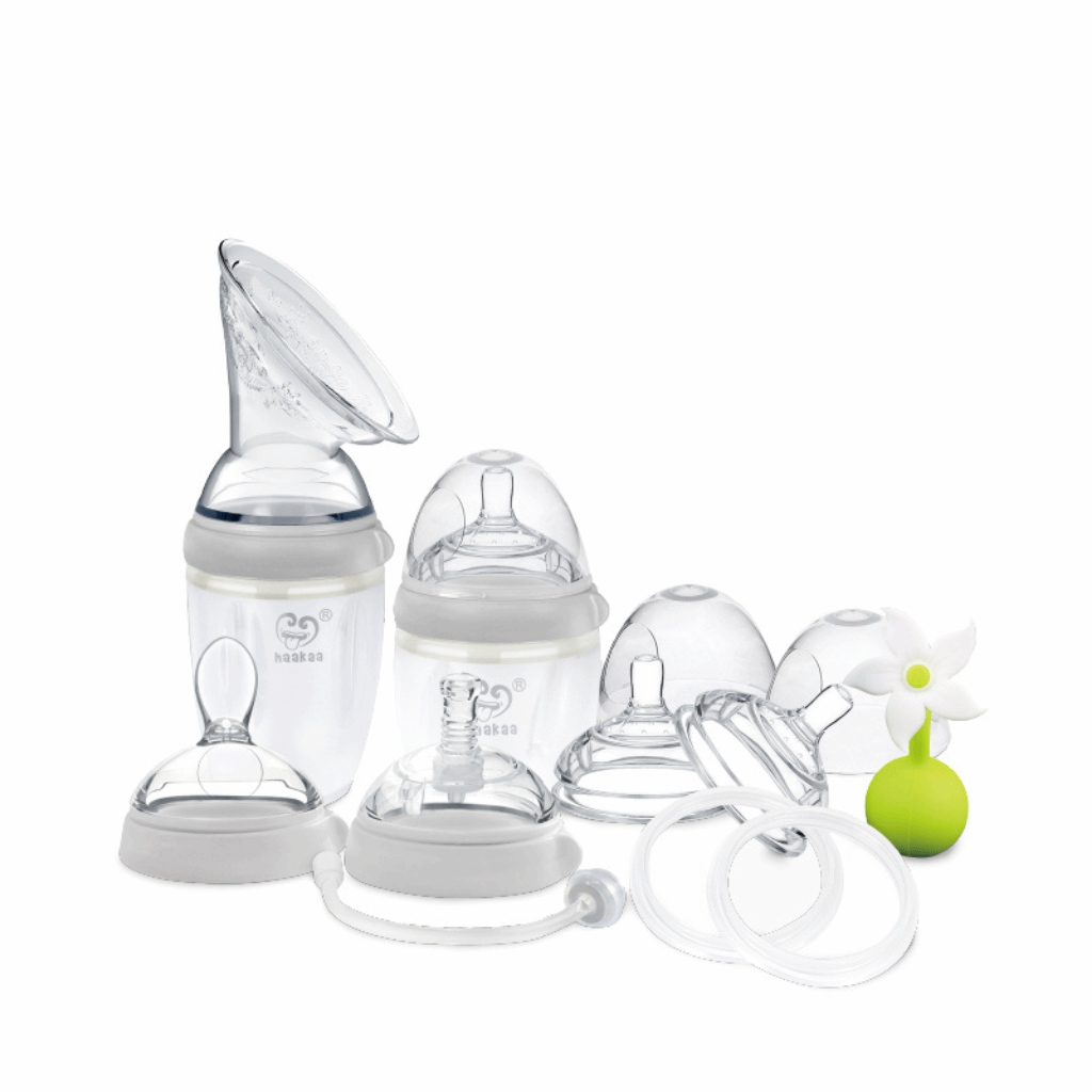 Haakaa Premium Gen 3 Pump and Bottle Pack - Tiny Tots Baby Store 