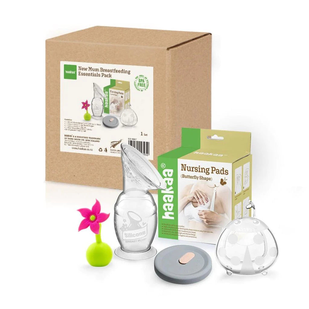 Haakaa New Mum Breastfeeding Essentials Pack - Tiny Tots Baby Store 