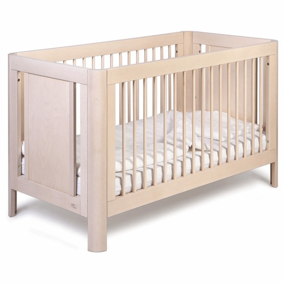 Troll Sun Cot - Whitewash and Mattress Package