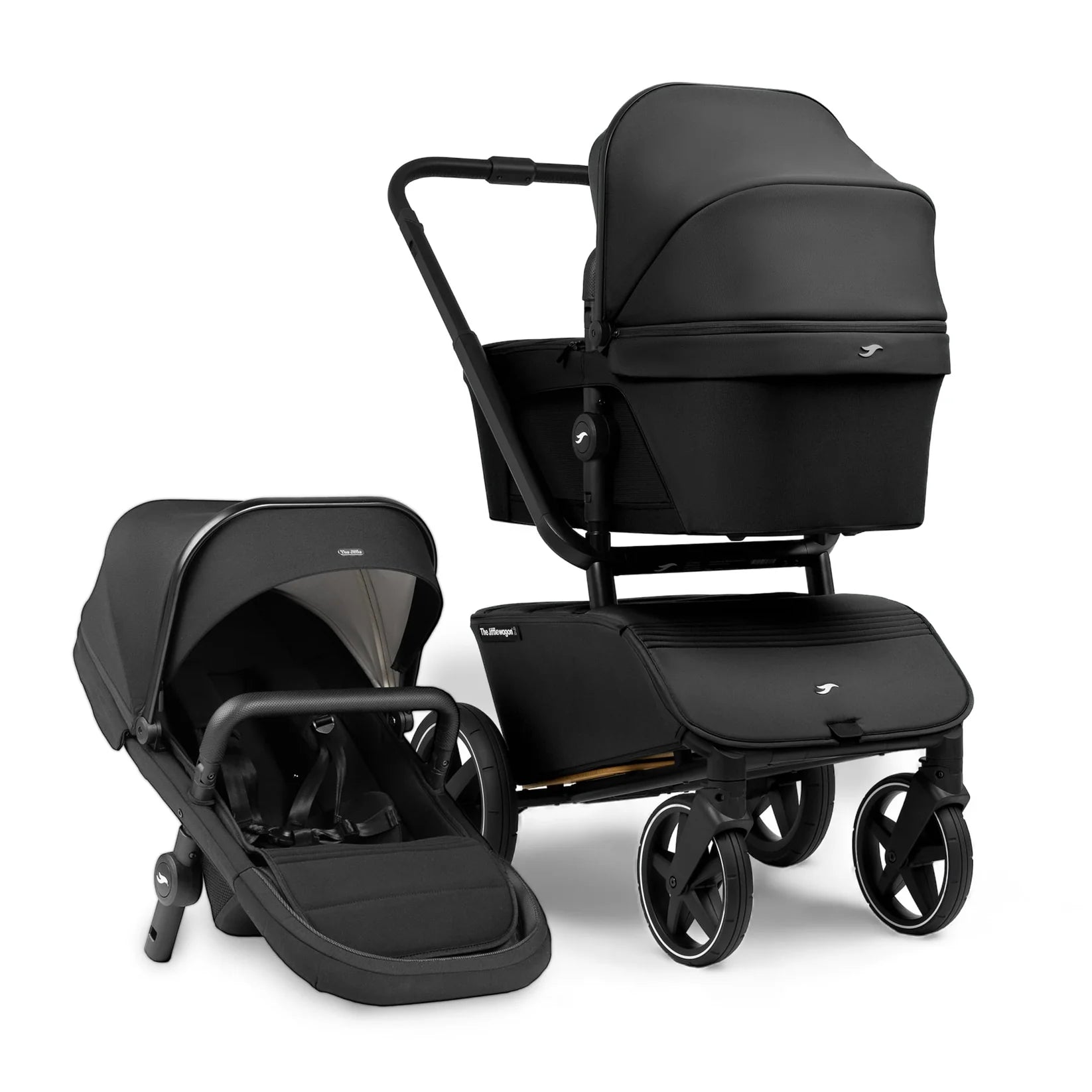 The Jiffle wagon 6 in 1 Stroller BLACK 