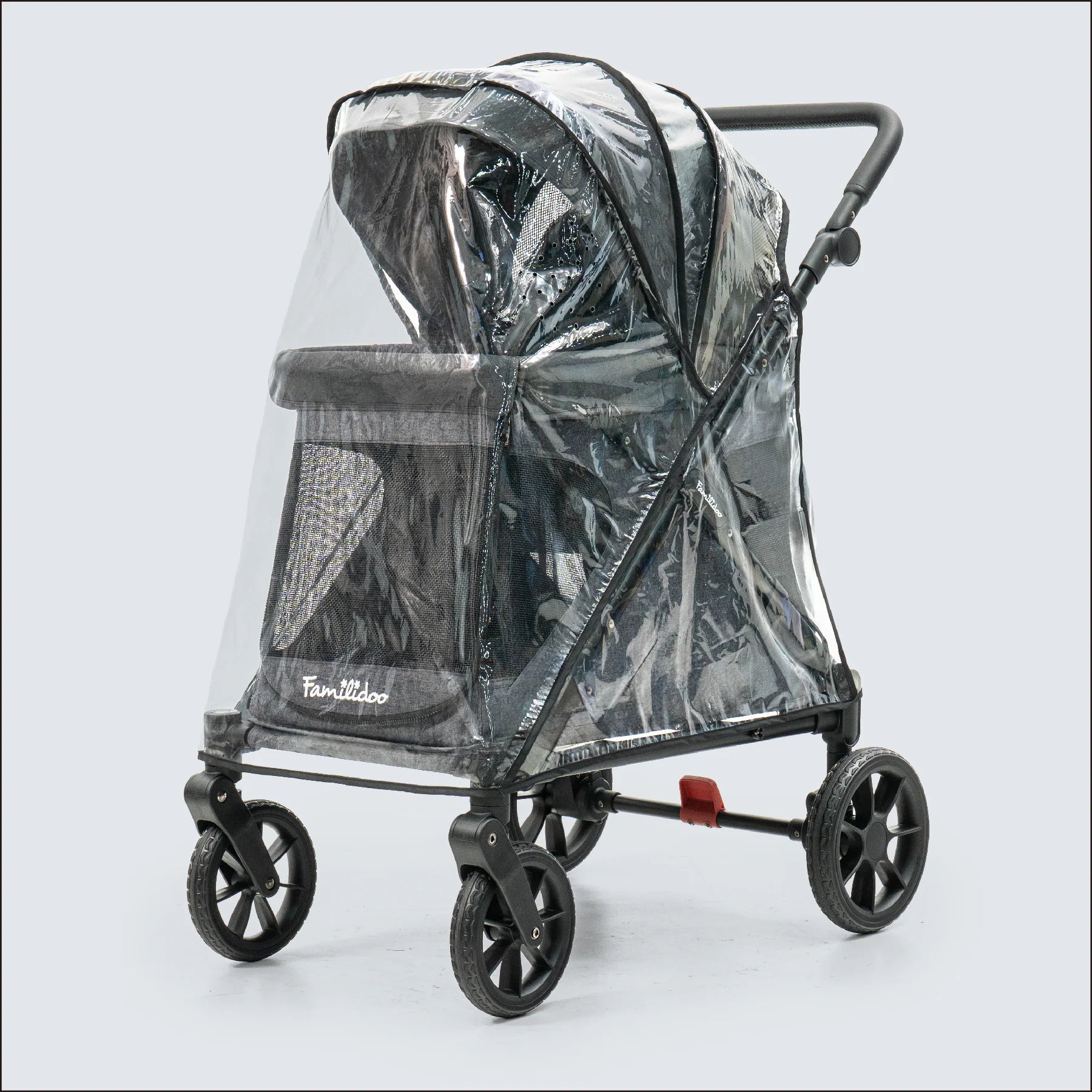 Familidoo Q1 2.0 Wagon Stroller-Charcoal Gray 