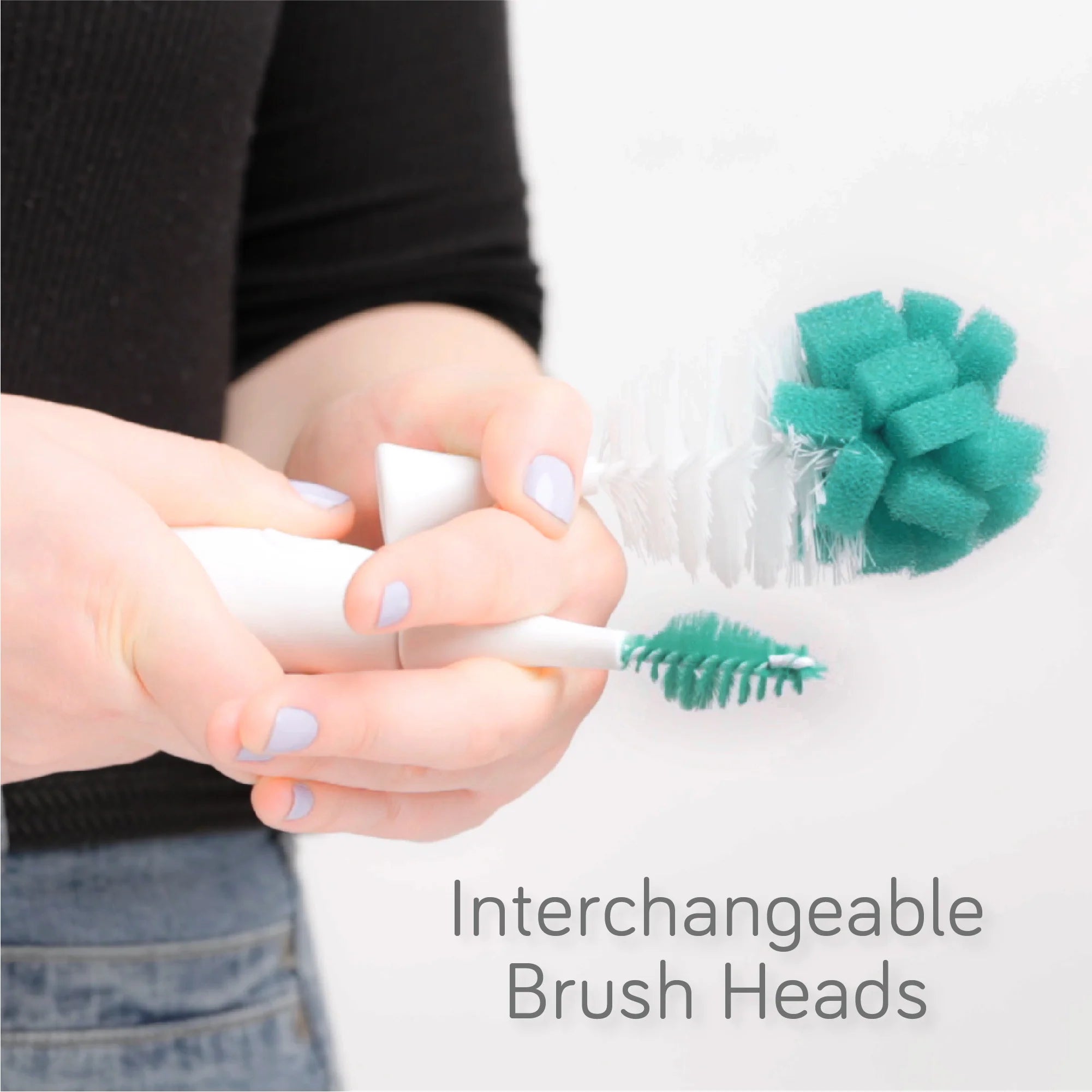 Nanobebe Flexy Brush - Twin Pack - Teal