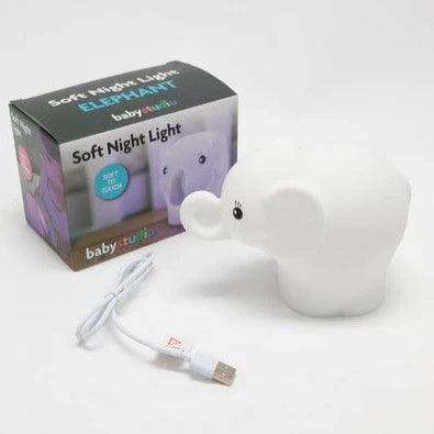 babystudio Soft Silicon Night Light - Elephant 