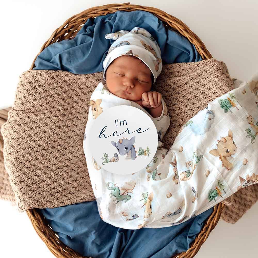 Snuggle Hunny - Dragon Organic Muslin Wrap 