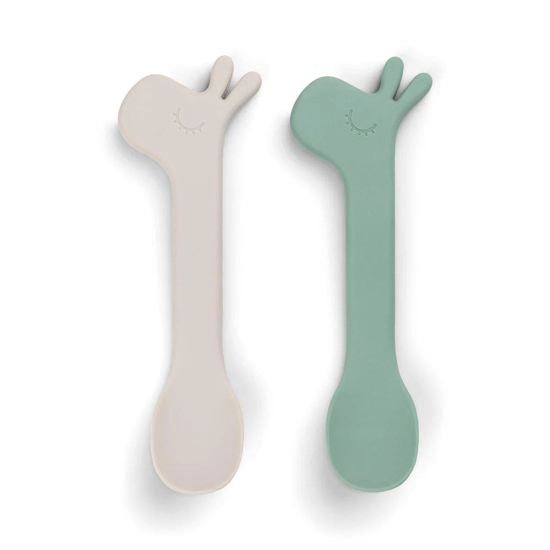 Done by Deer Silicone Spoon Lalee 2 Pack GREEN