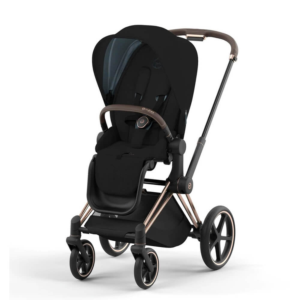 Cybex Priam Rose Gold & Clouq Q Travel System - Tiny Tots Baby Store 