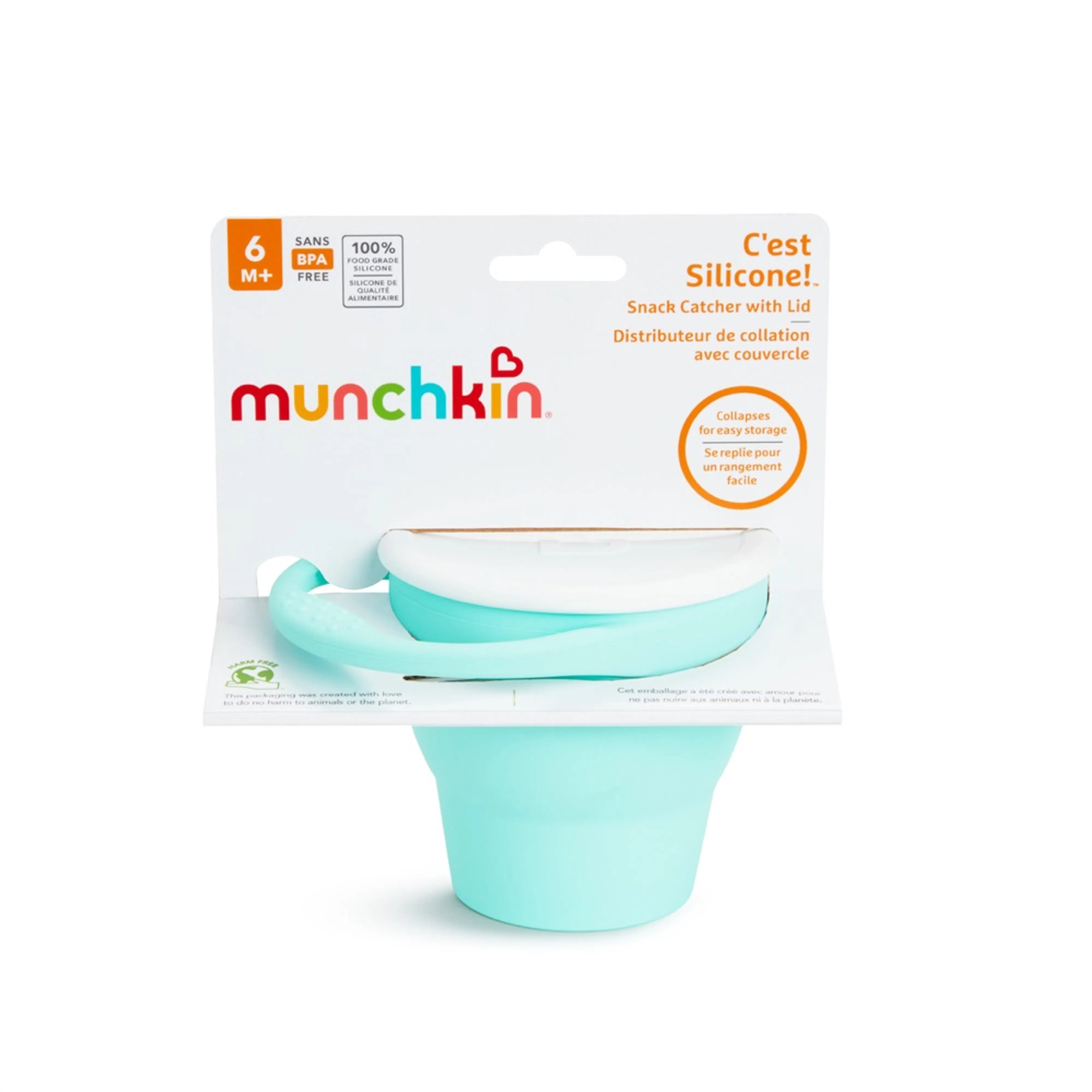 Munchkin C'Est Silicone Snack Catcher Mint 