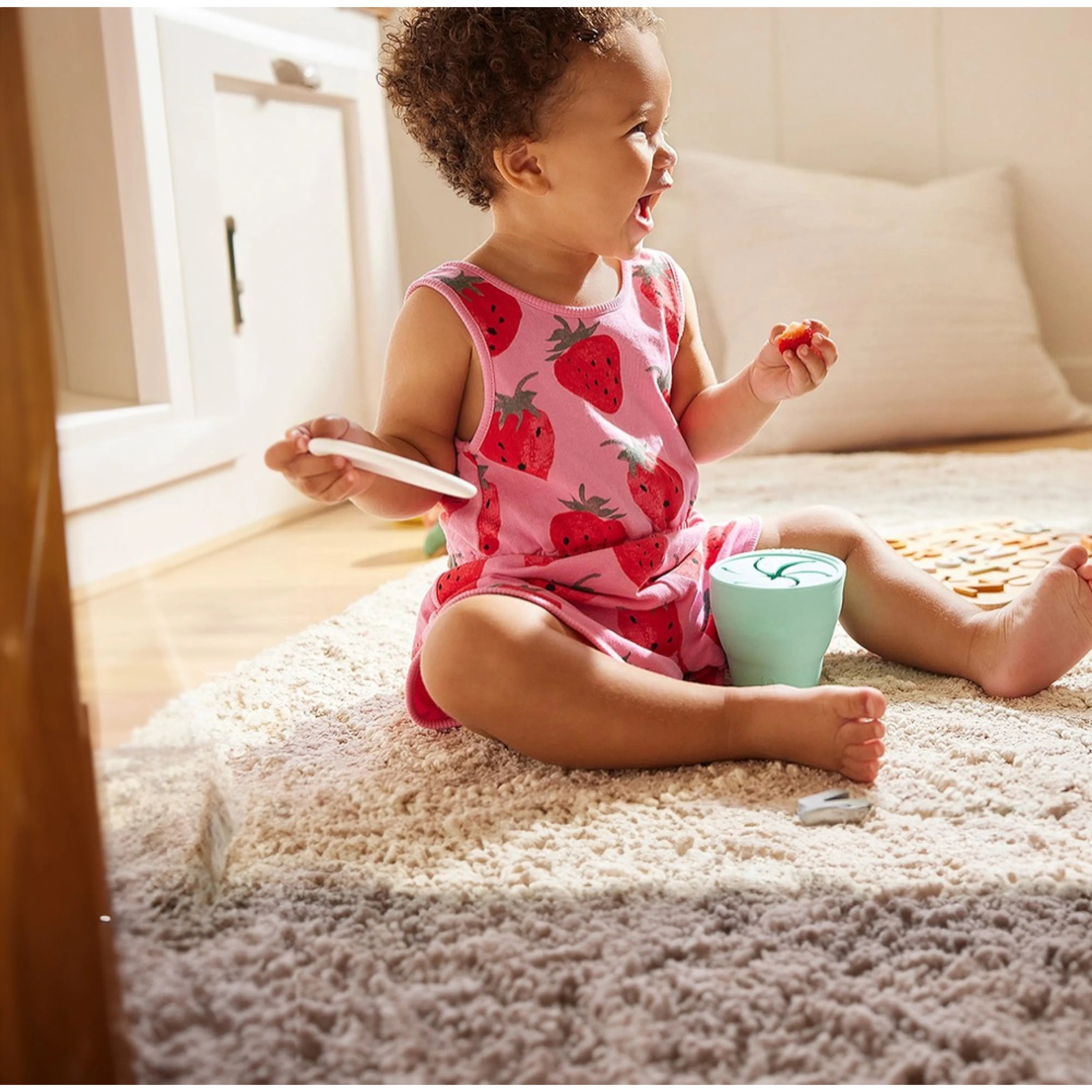 Munchkin C'Est Silicone Snack Catcher Mint 