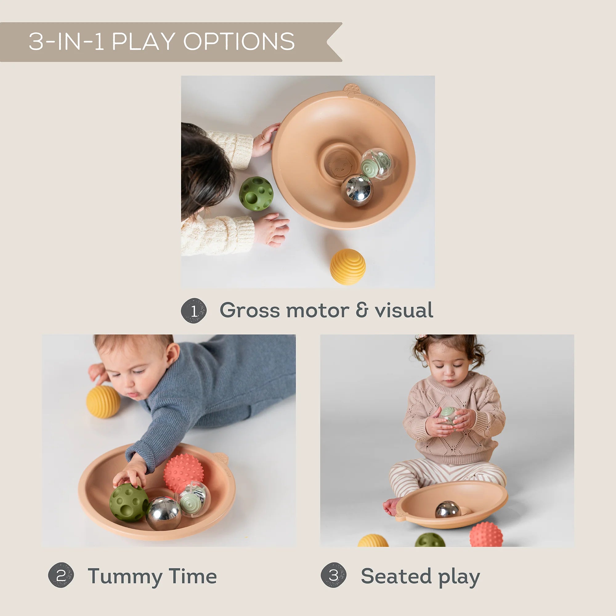 Taf Toys Tummy-Time Action Tray 3M+