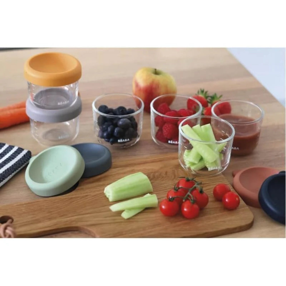 Beaba 150ml Glass Containers - 6 Pack