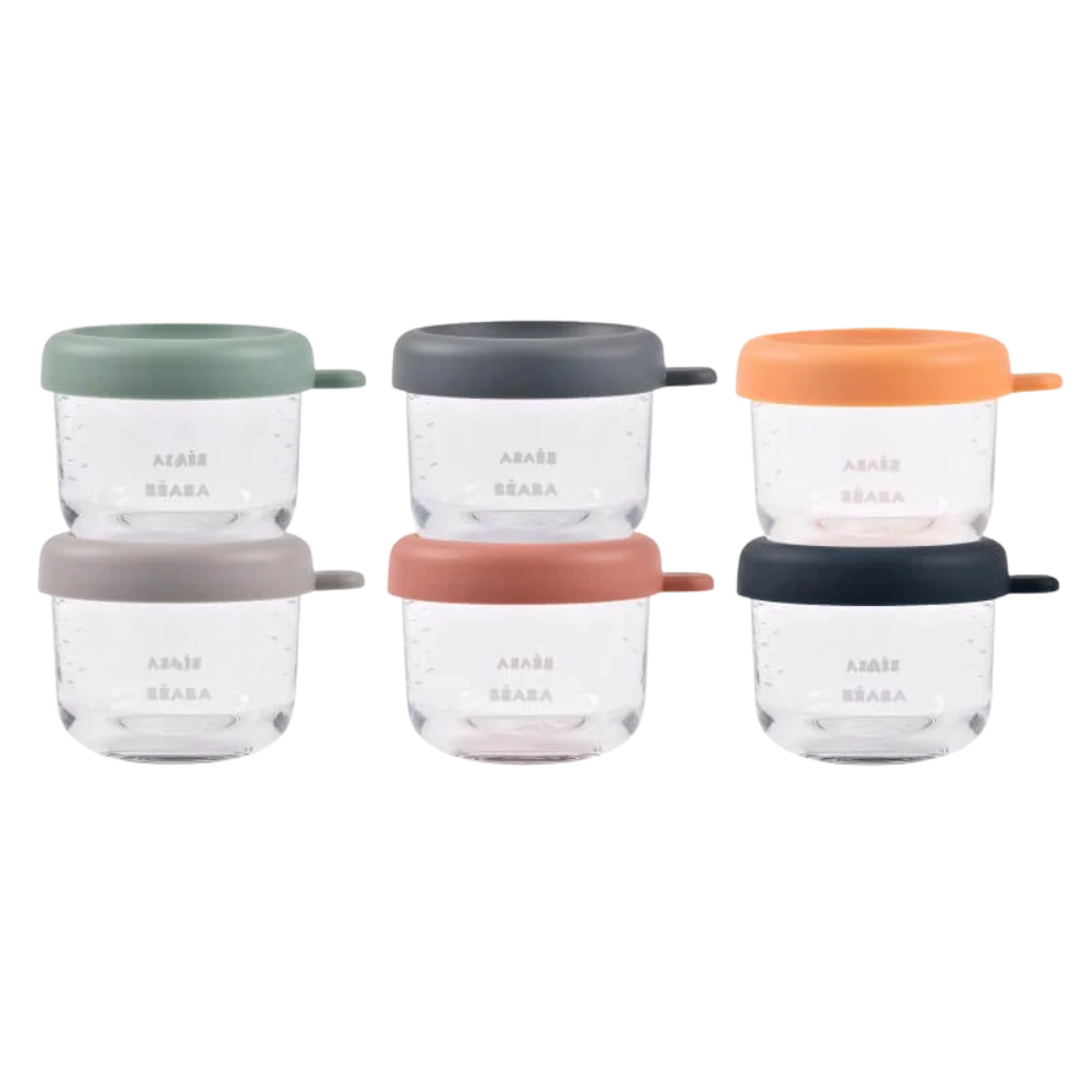 Beaba 150ml Glass Containers - 6 Pack