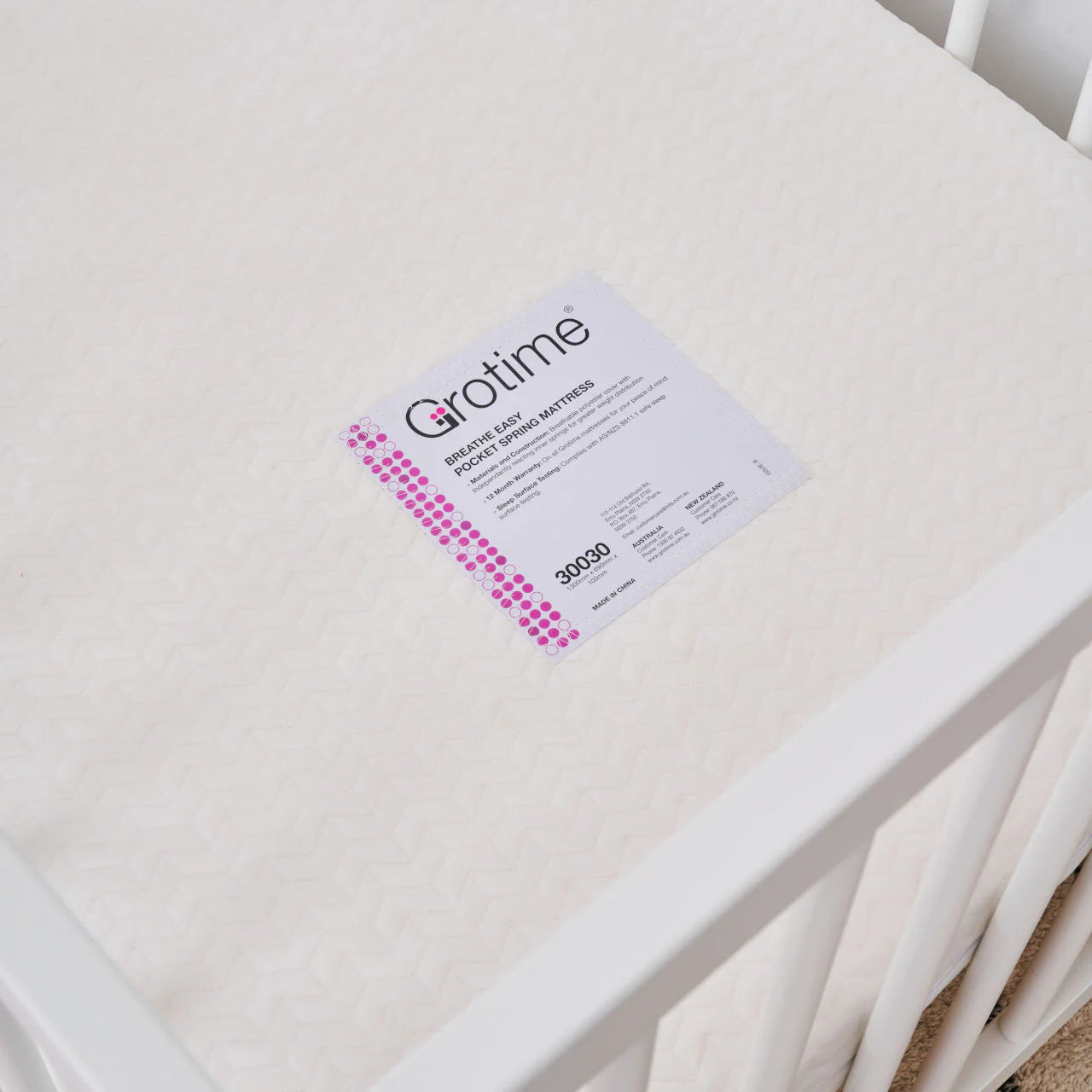 Infasecure Cot Mattress (Breathe Easy Pocket Spring Mattress) M690PS100 