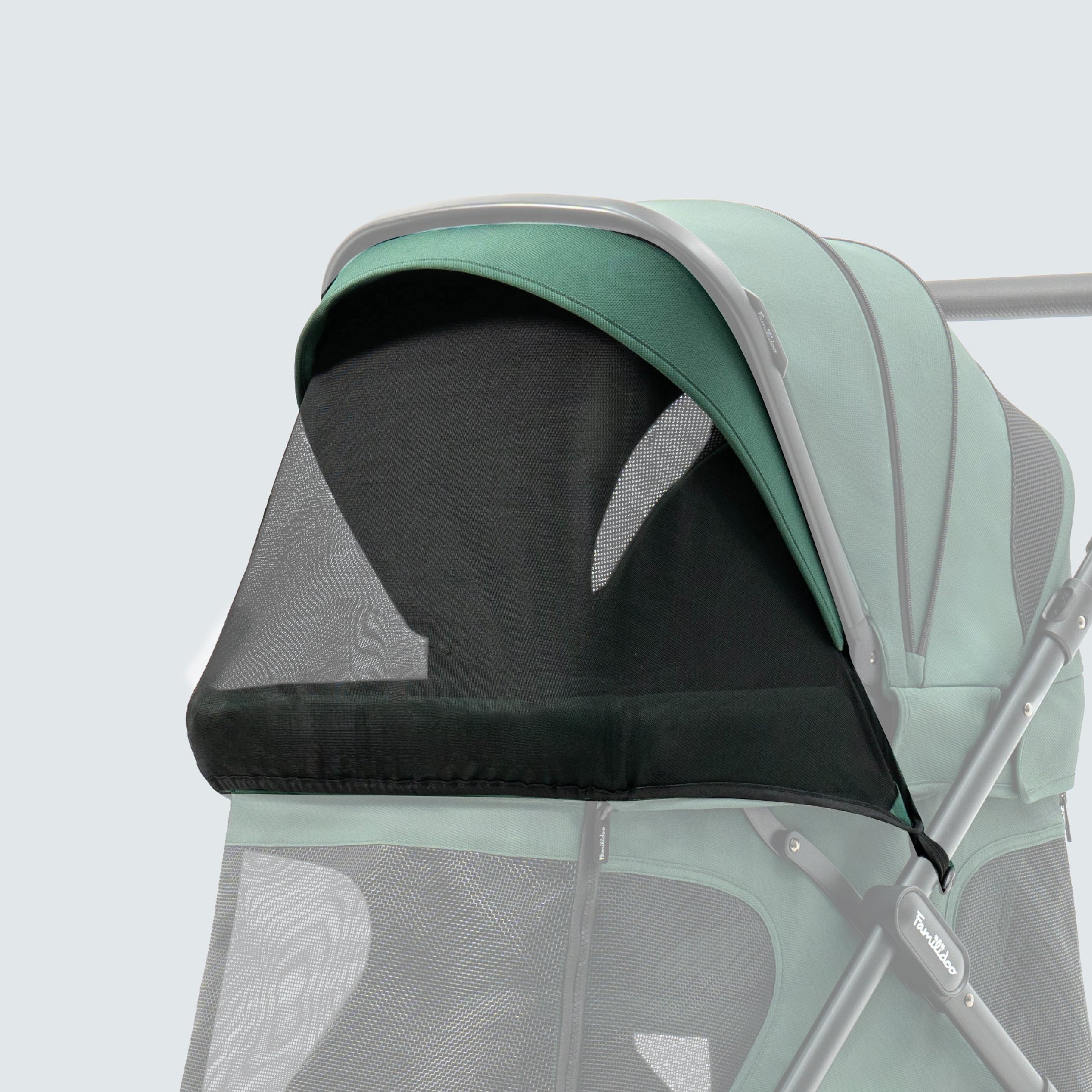 Familidoo Q1 2.0 Wagon Stroller-Emerald Green 